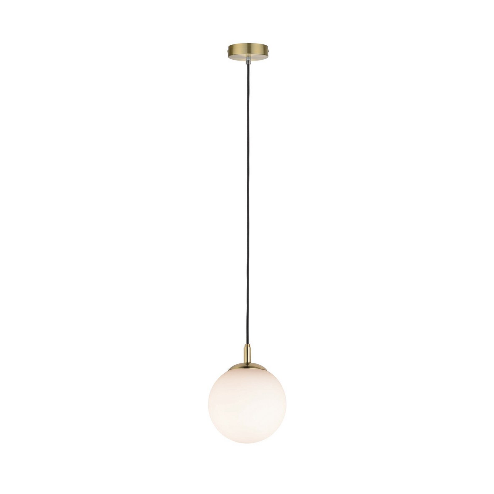 Suspension Menja Blanc/Laiton brossé - Paulmann