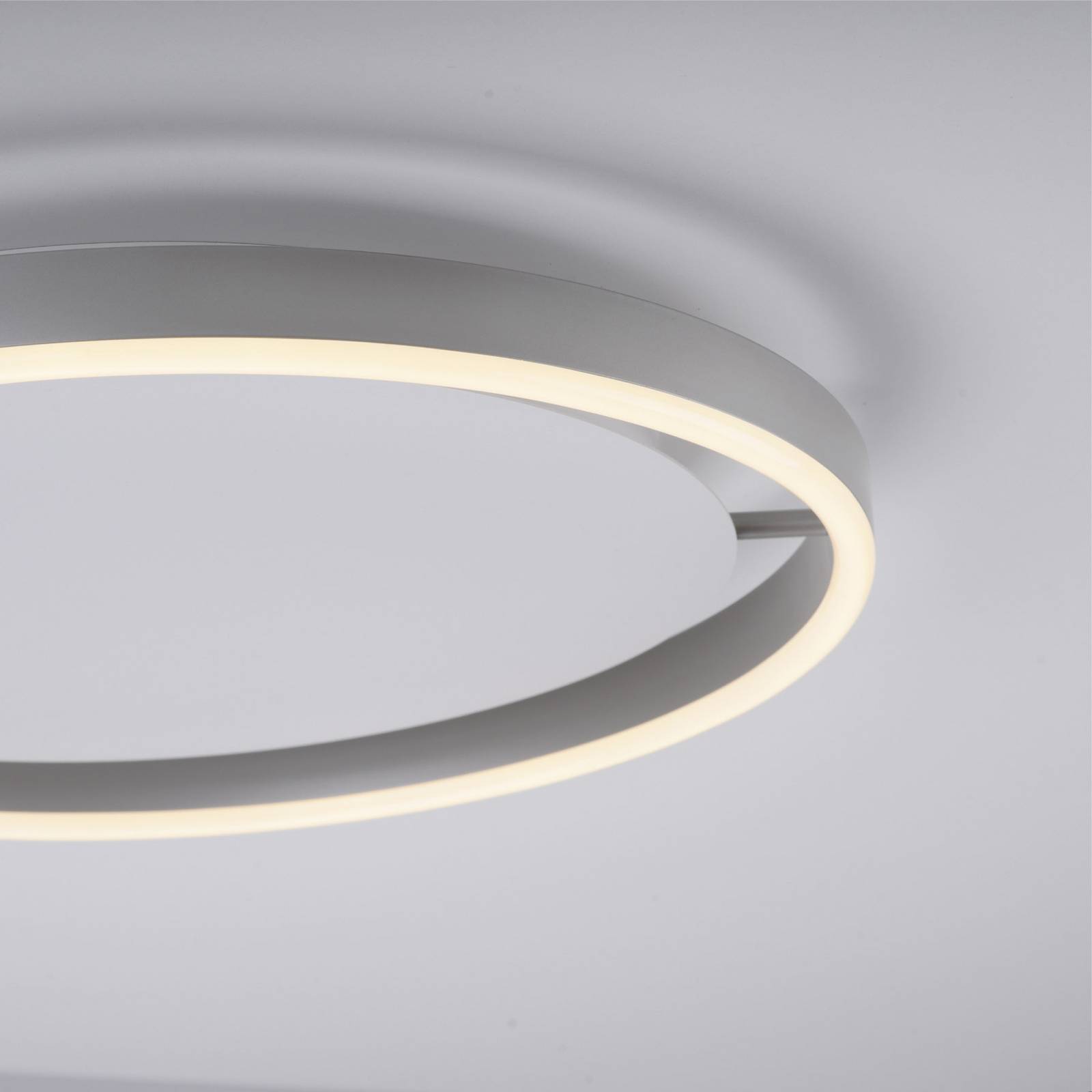 Levně LED stropní svítidlo Ritus, Ø 39,3 cm, hliník