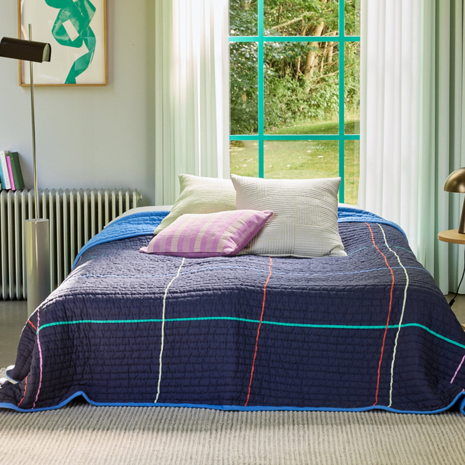 Cuscino Morph rosa, larghezza 40 cm - Hübsch