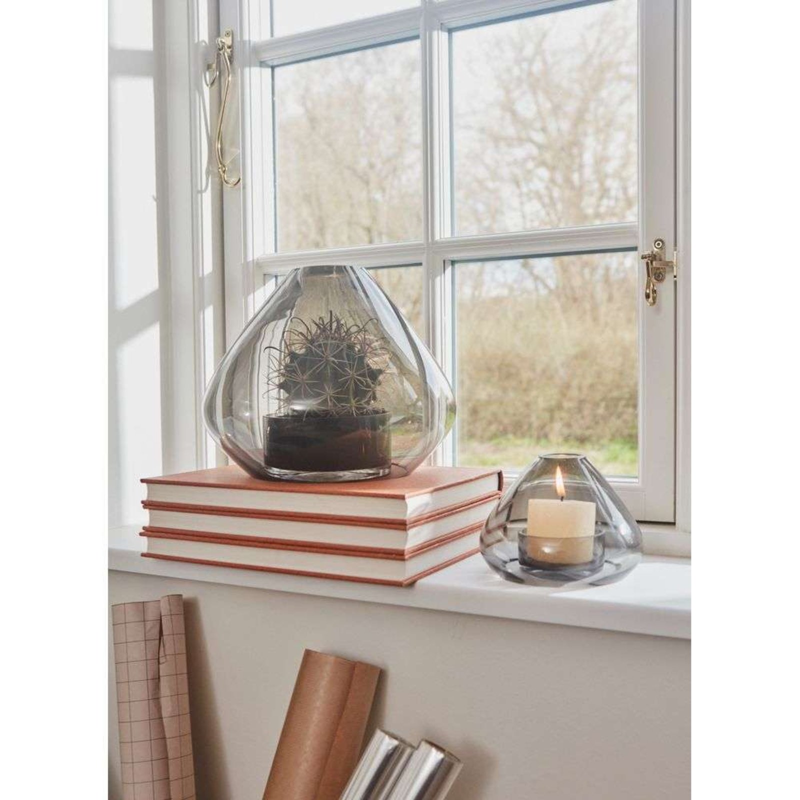 Uno Lantern/Vase H11,5 Black - AYTM