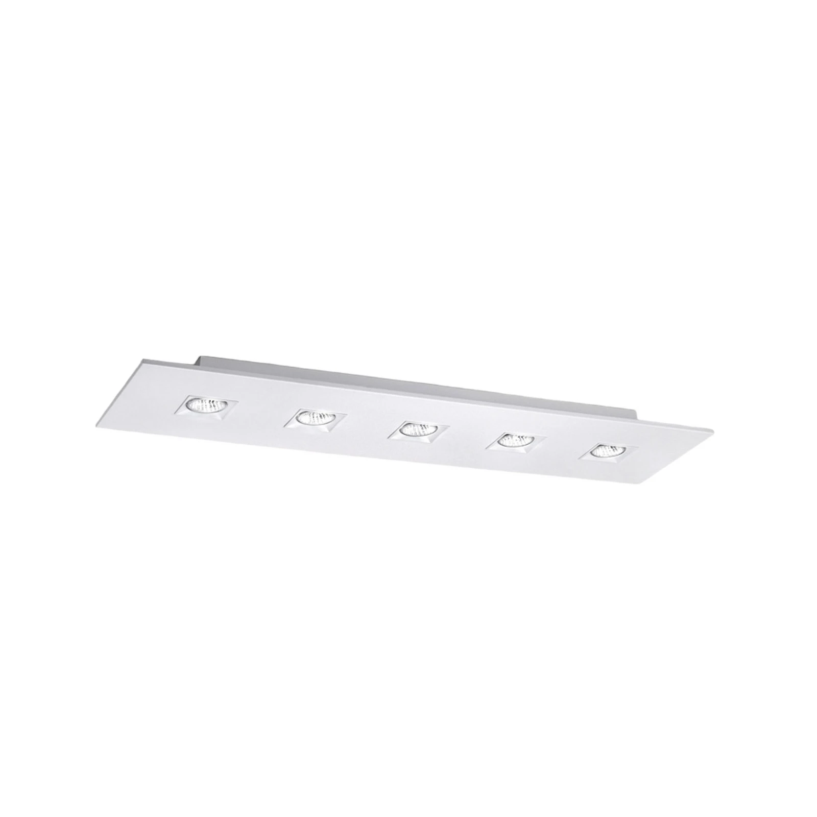 Plafondlamp Polifemo 5-lichts, wit