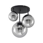 Teeja 3 Round Deckenleuchte Smoke - Lindby