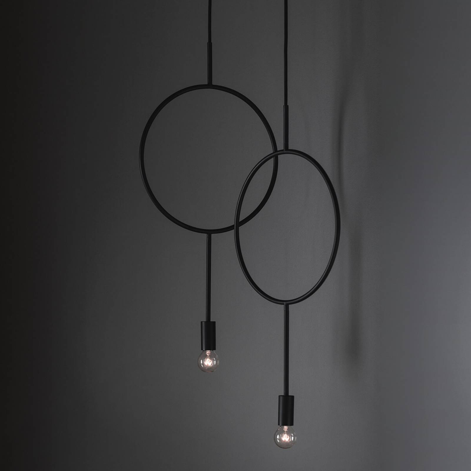 Ekstrawagancka designerska lampa wisząca Circle
