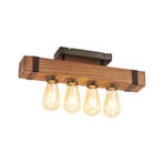 Sverina Deckenleuchte Brown/Black - Lindby