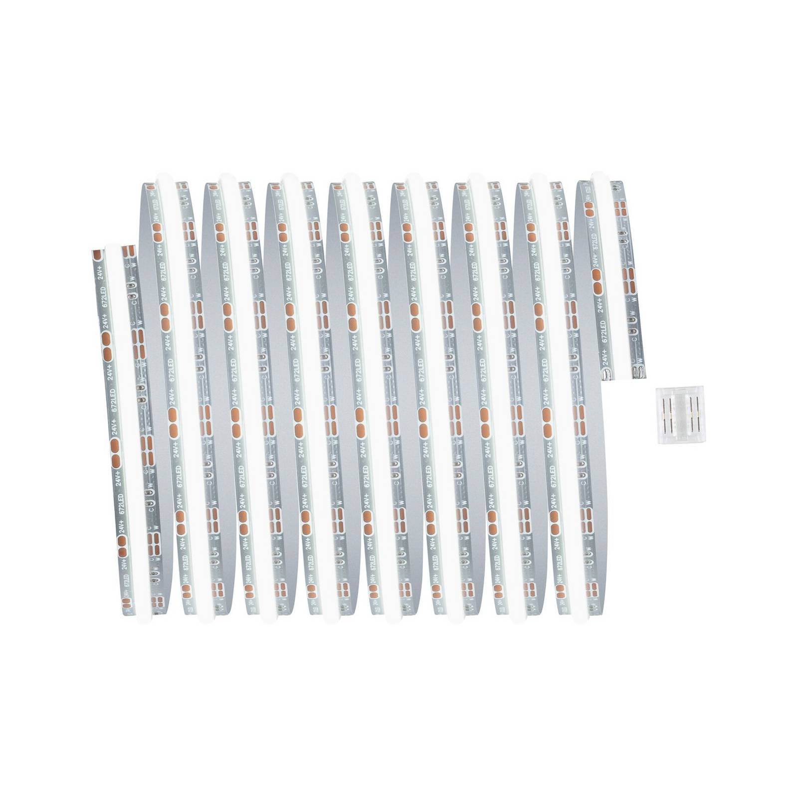 MaxLED 1000 Full-Line cob Lightstrip tunable White in - grey - Paulmann