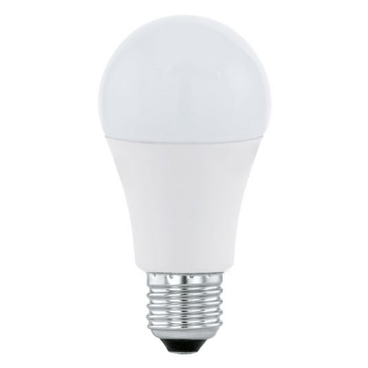 LED spuldze E27 A60 11W, silti balta, opāla