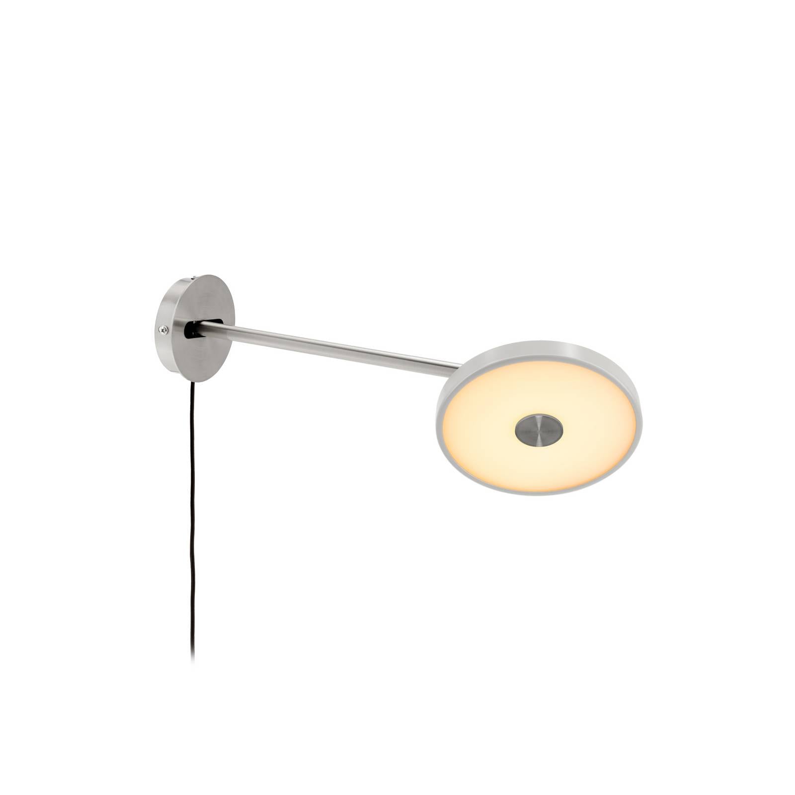 Applique murale LED UMAGE Asteria Long, grise, en acier, à brancher