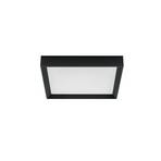 Lampa sufitowa LED Tara Q, 40 x 40 cm, czarna, 3000 K, aluminium