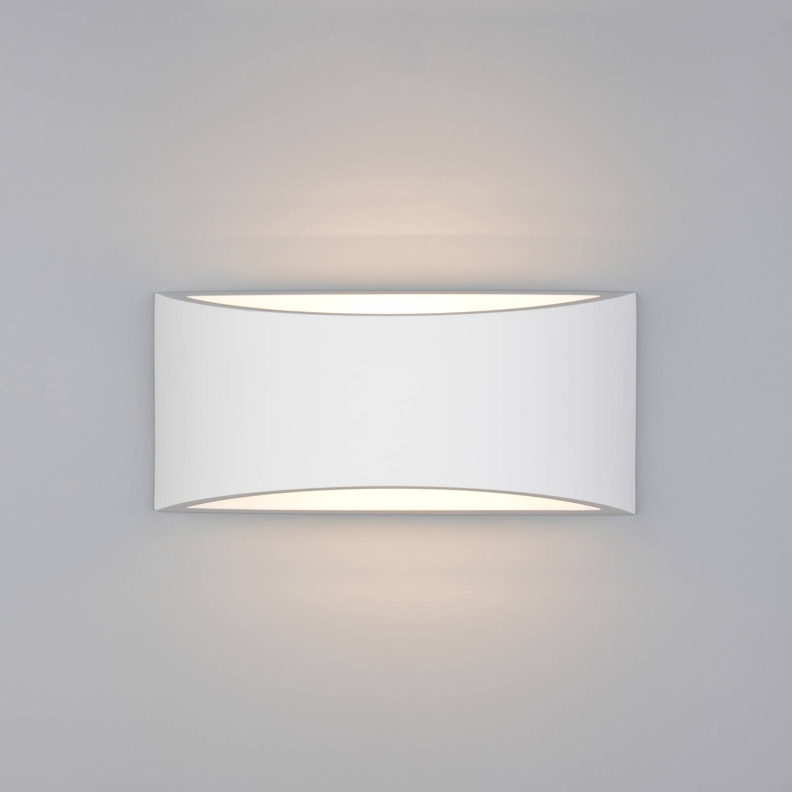  Trio Lighting Wandleuchte Wacadia, Weiß, Breite 30 Cm, Gips 
