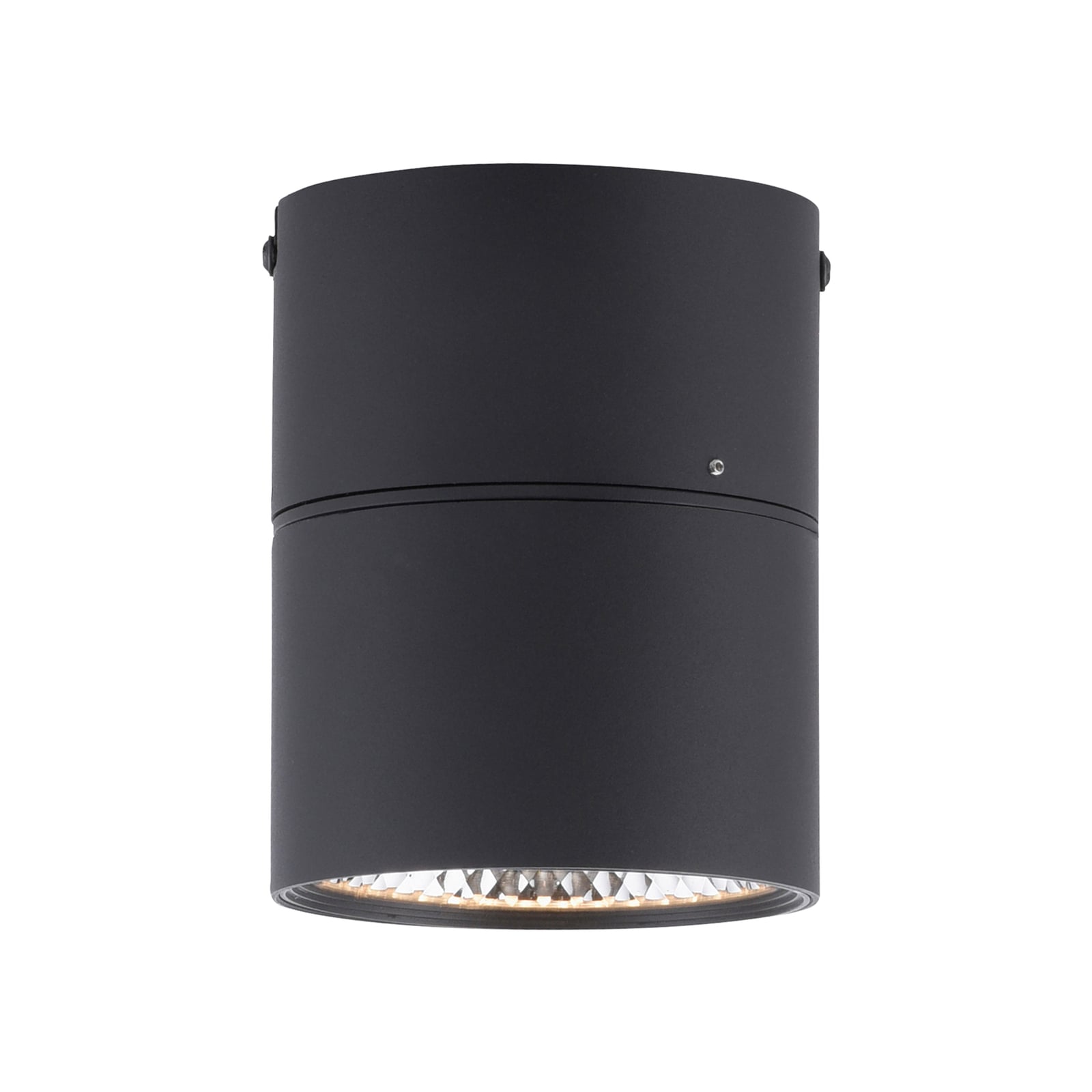 Nola LED-Deckenleuchte, einflammig, schwarz - PURE