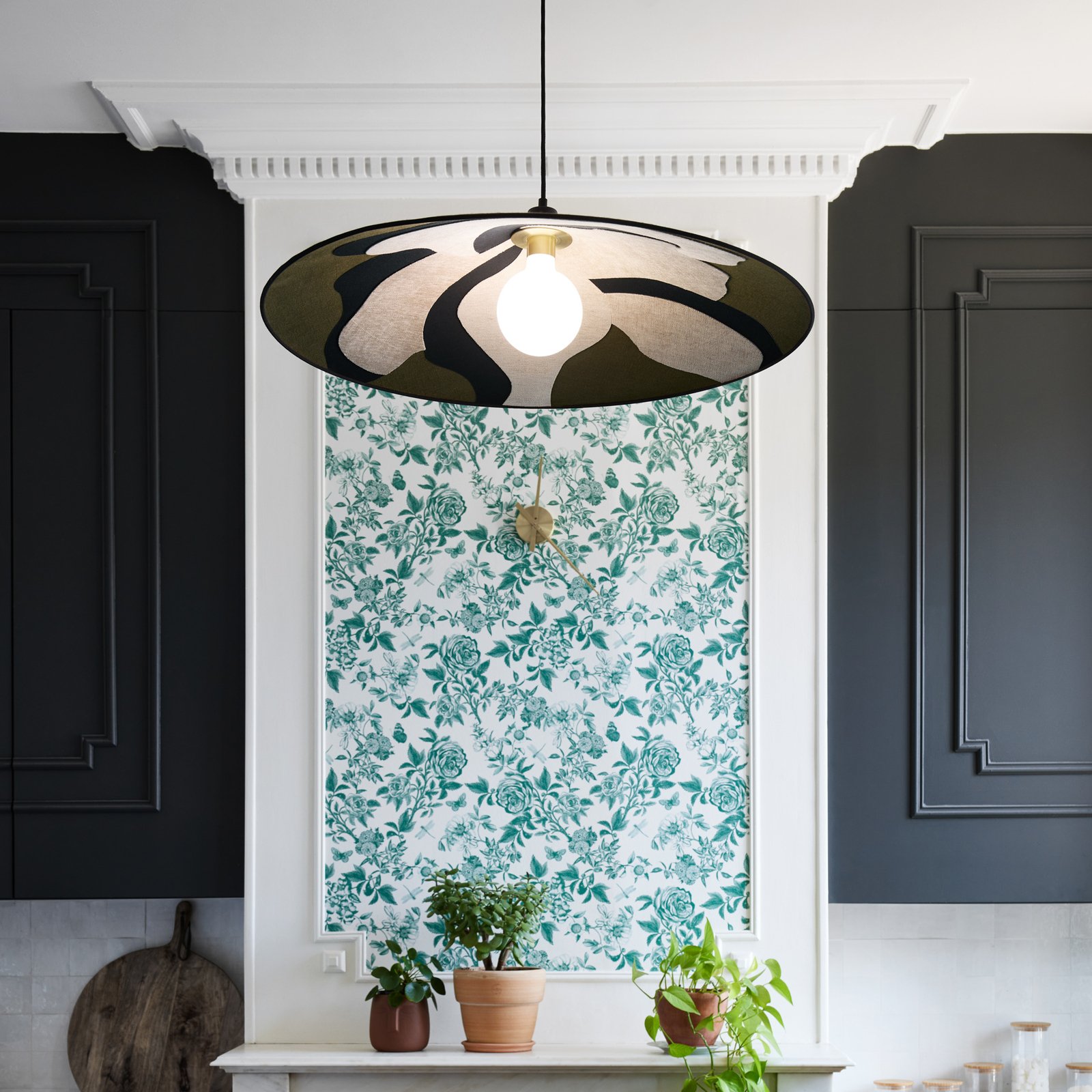 Sonia Laudet Hängelampe, Ø 80cm khaki - MARKET SET Sonia Laudet Hängelampe, Ø 80cm khaki - MARKET SET