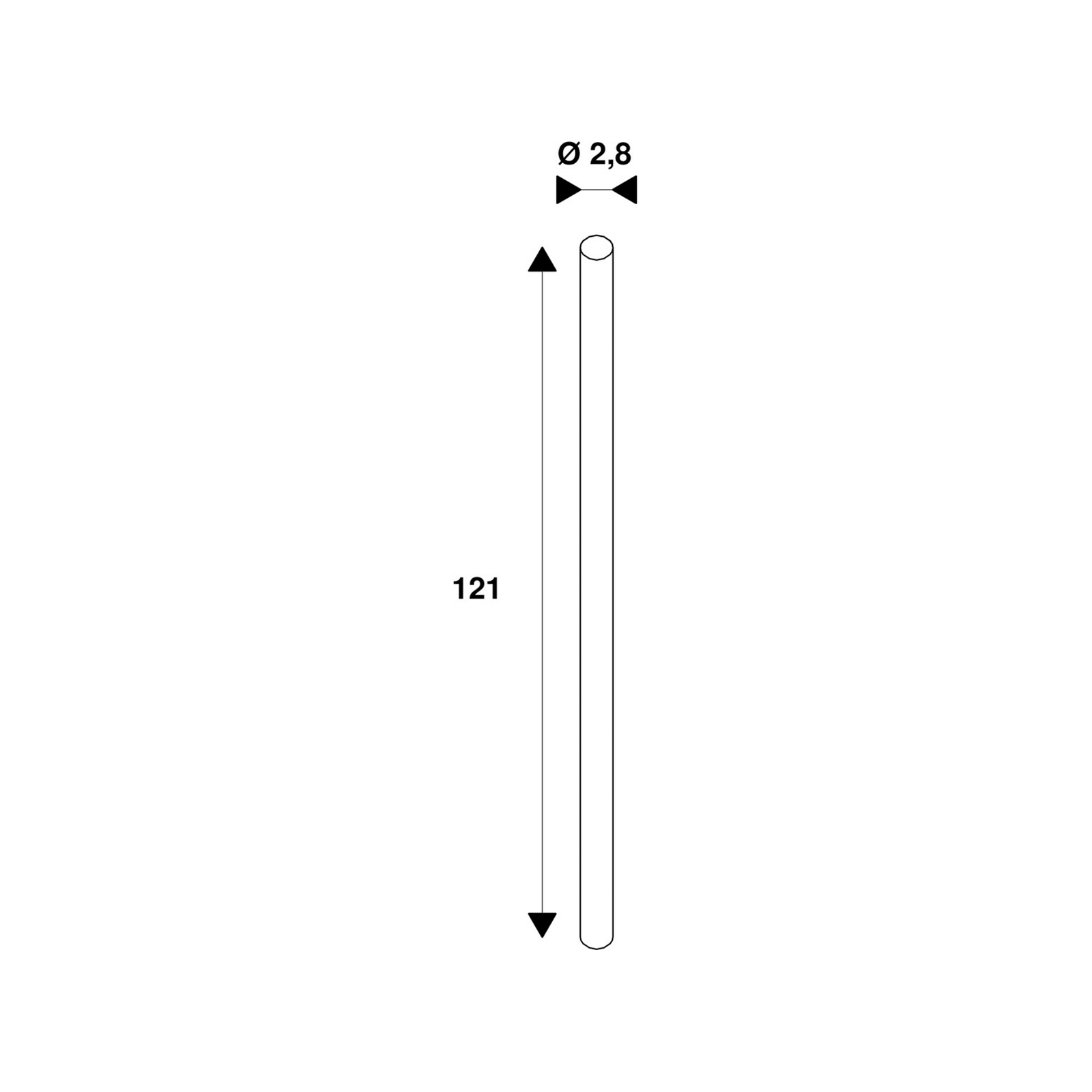 SLV LED tube bulb V T8, G13, 16 W, length 121 cm 4,000 K