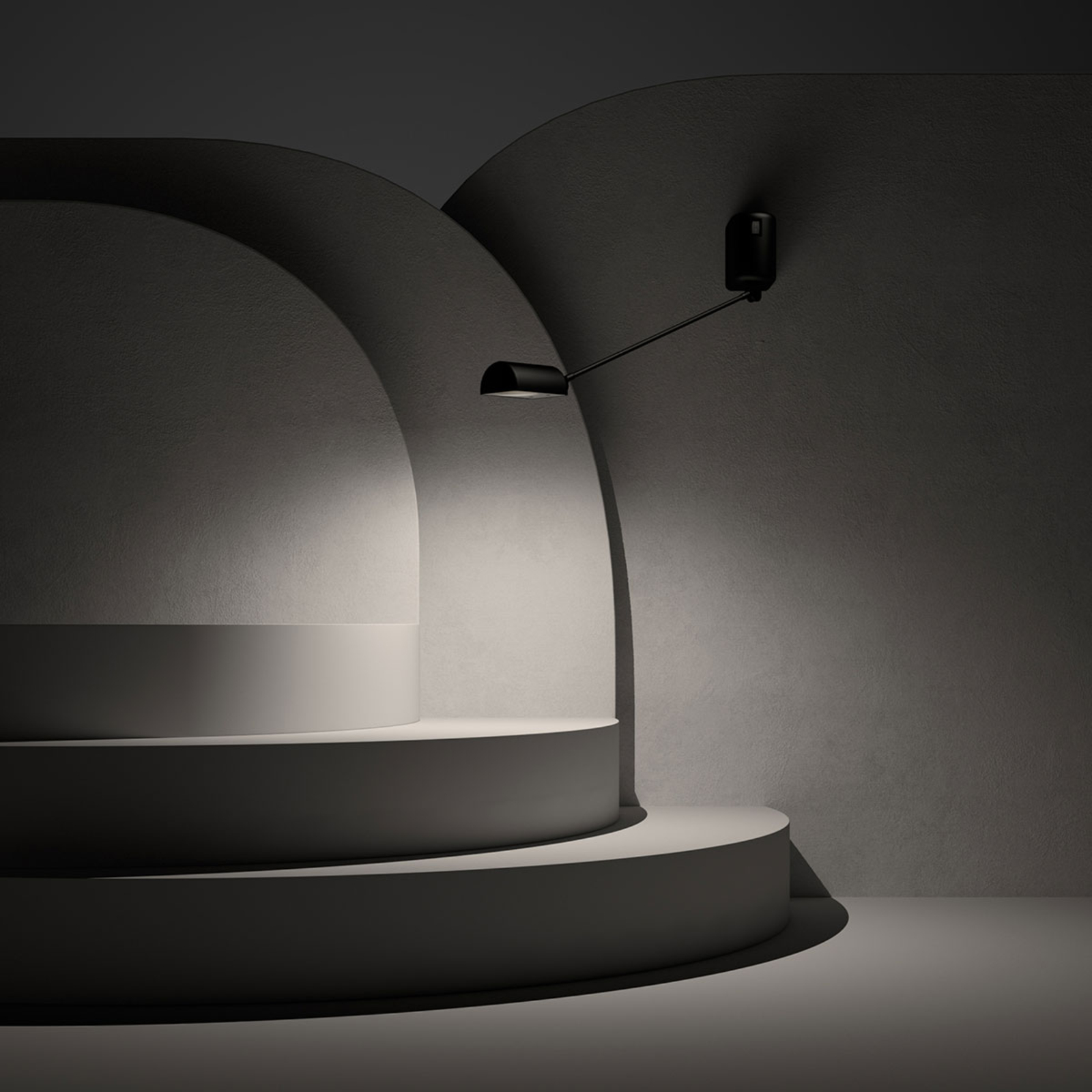 LUMINA Daphine LED wall light 3,000K Arm 35cm