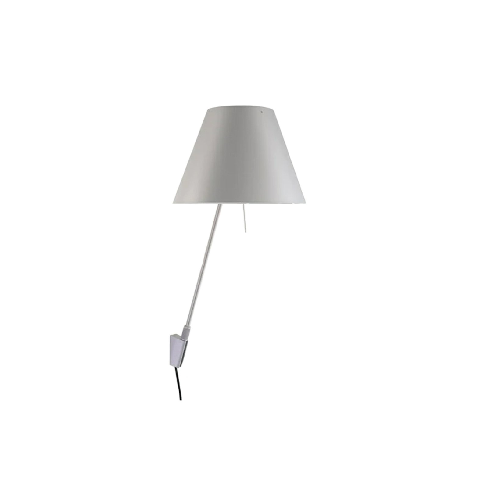 Costanzina Wall Lamp Aluminium with Mistic White - Luceplan