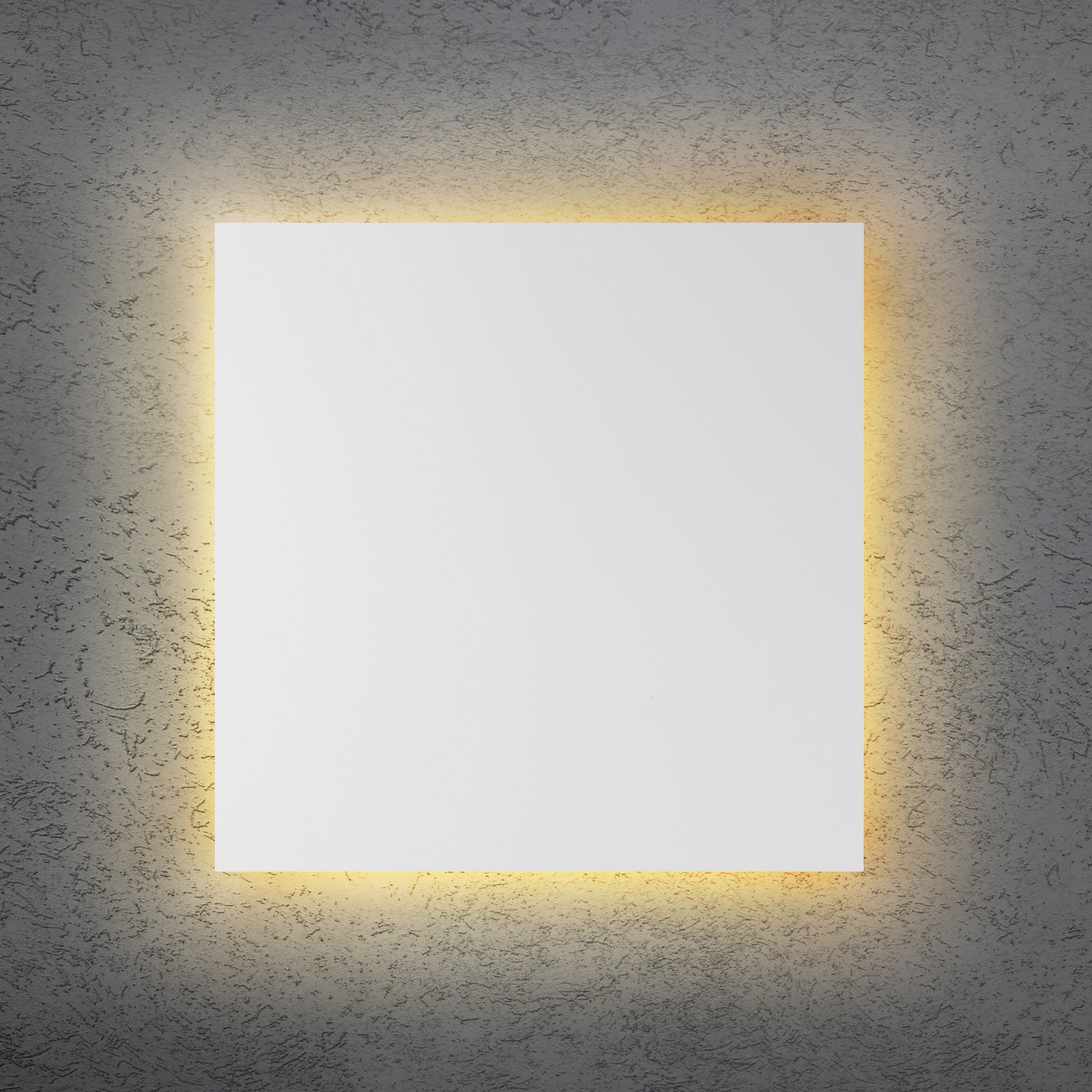 Escale Aplică LED BLADE Q albă 44 x 44 cm metal dimabil - Camera de zi / sufragerie - Modern - Aluminiu