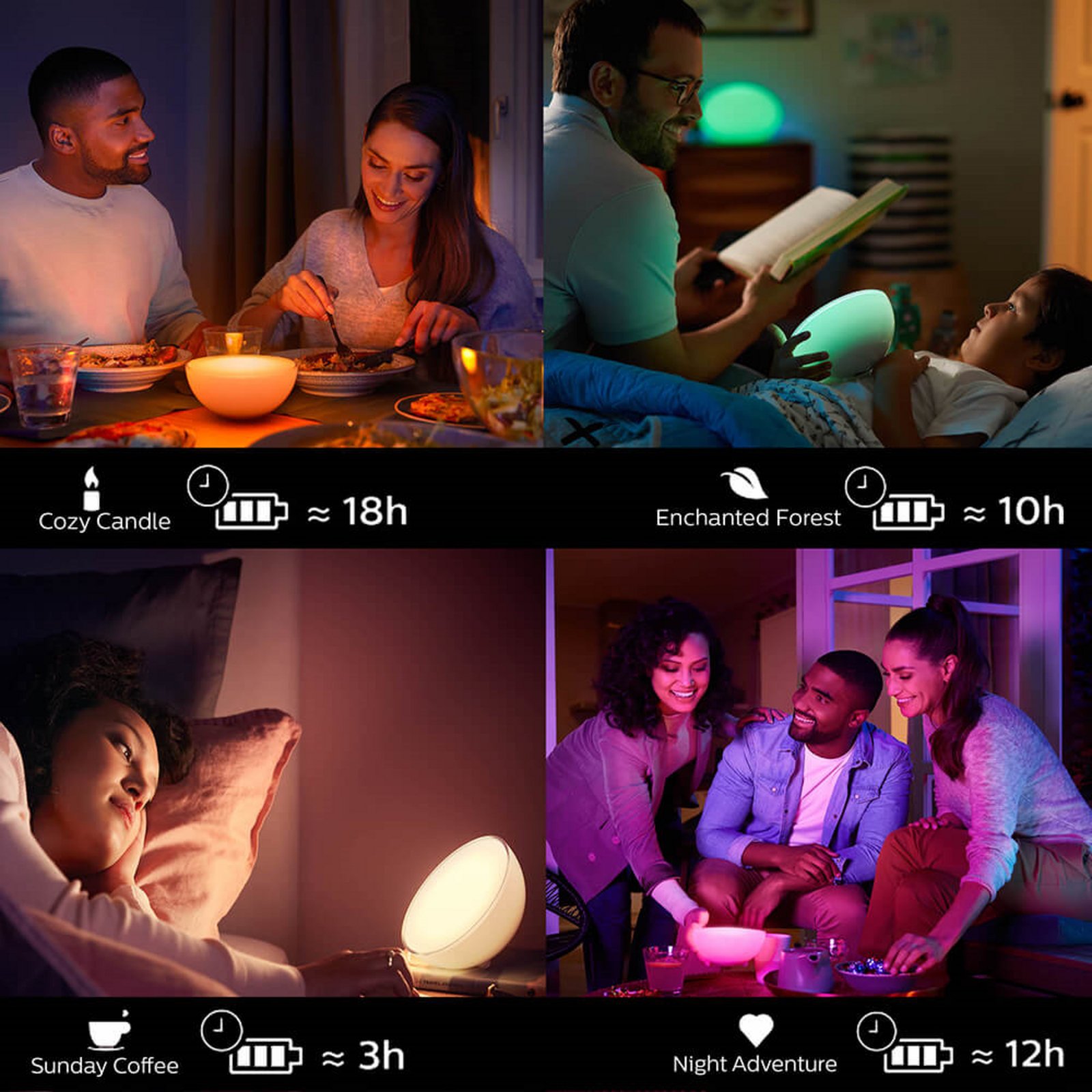 Color Go Lámpara de Sobremesa Bluetooth White/Color Amb. - Philips Hue