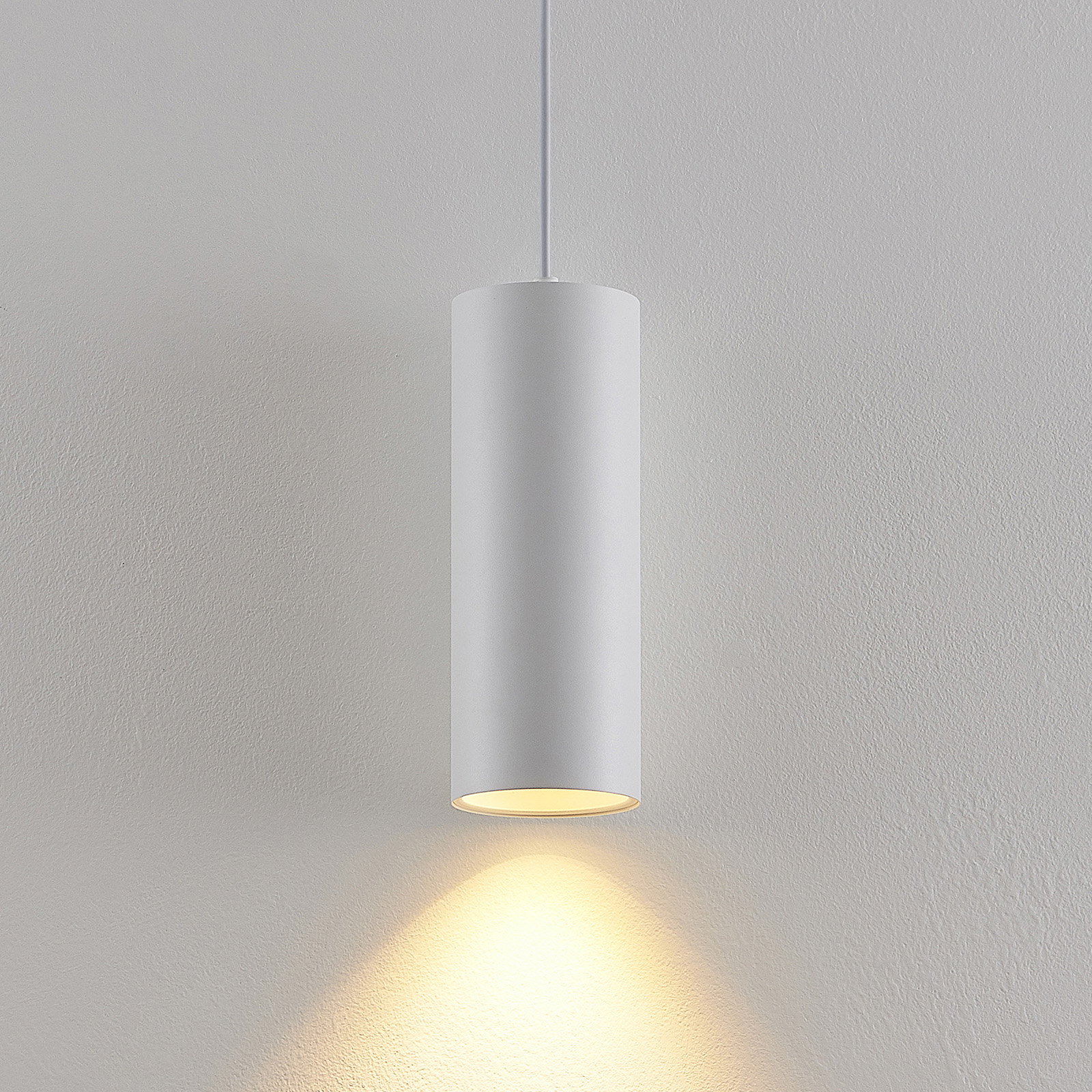 Arcchio Marilena hanglamp cilindervorm wit