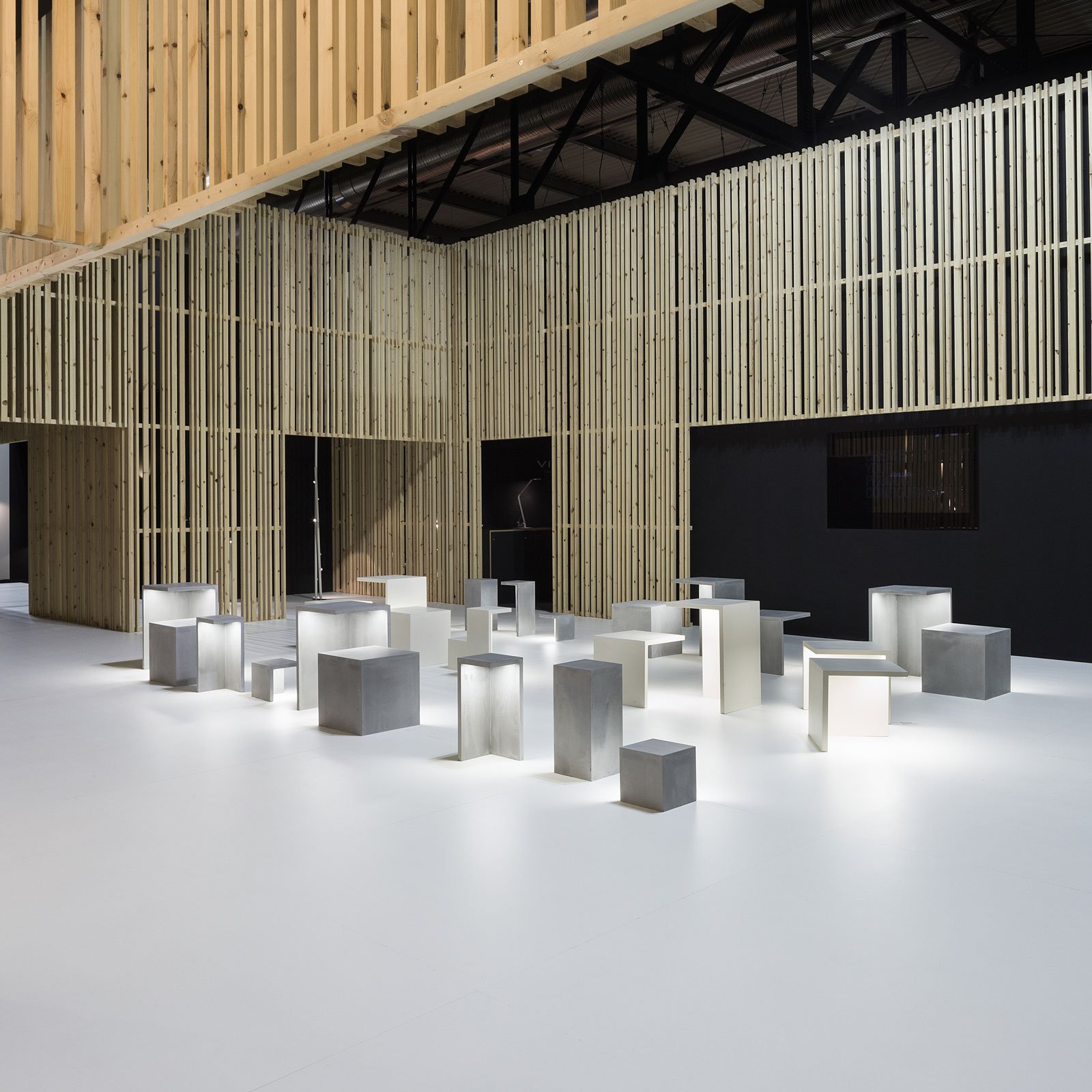 Vibia Empty 4125/4130 outdoor light made of concrete