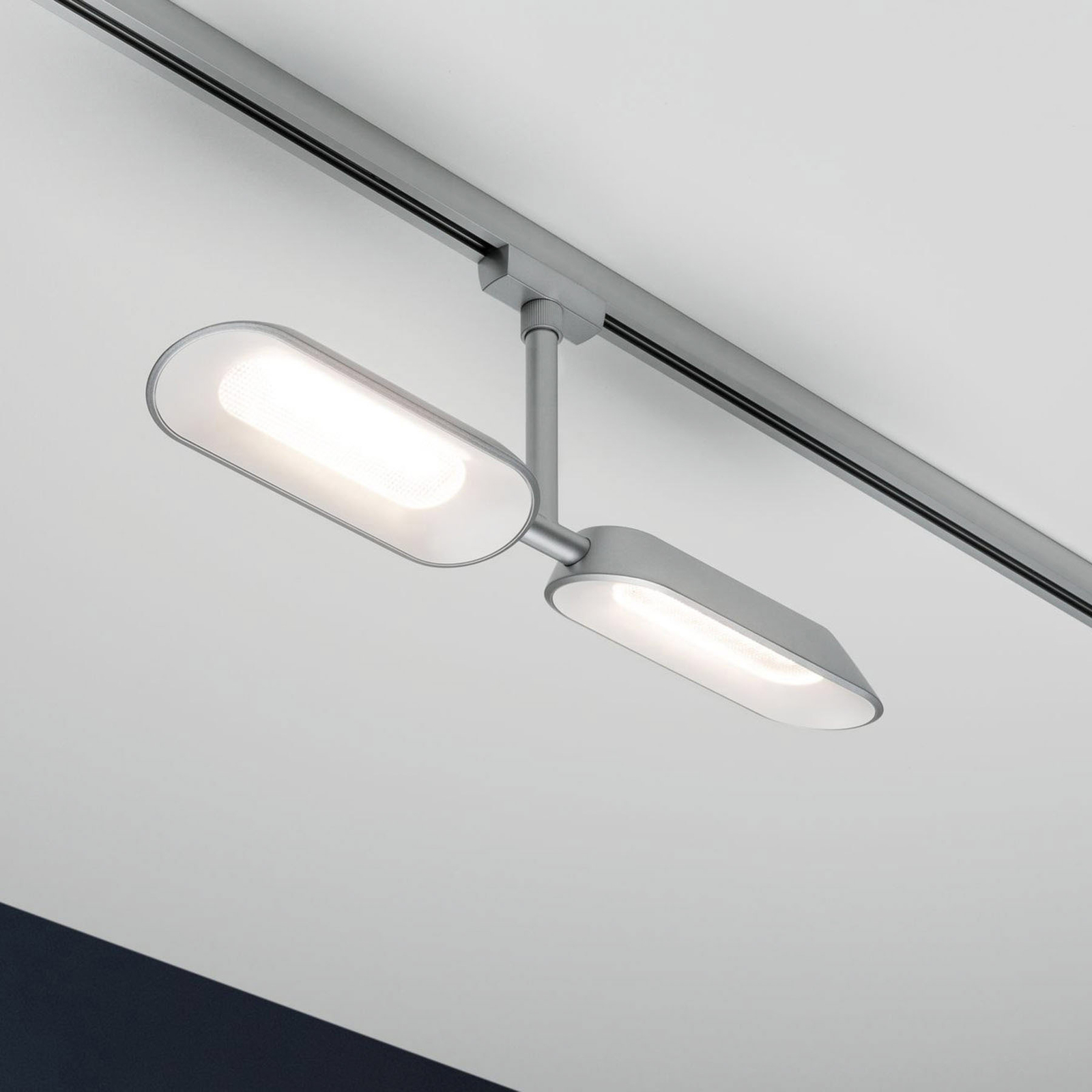 Paulmann URail LED-Spot Dipper, kaksilamppuinen