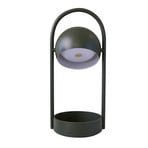 Ball Portable LED-Akku-Tischleuchte, olivgrün - FRANDSEN