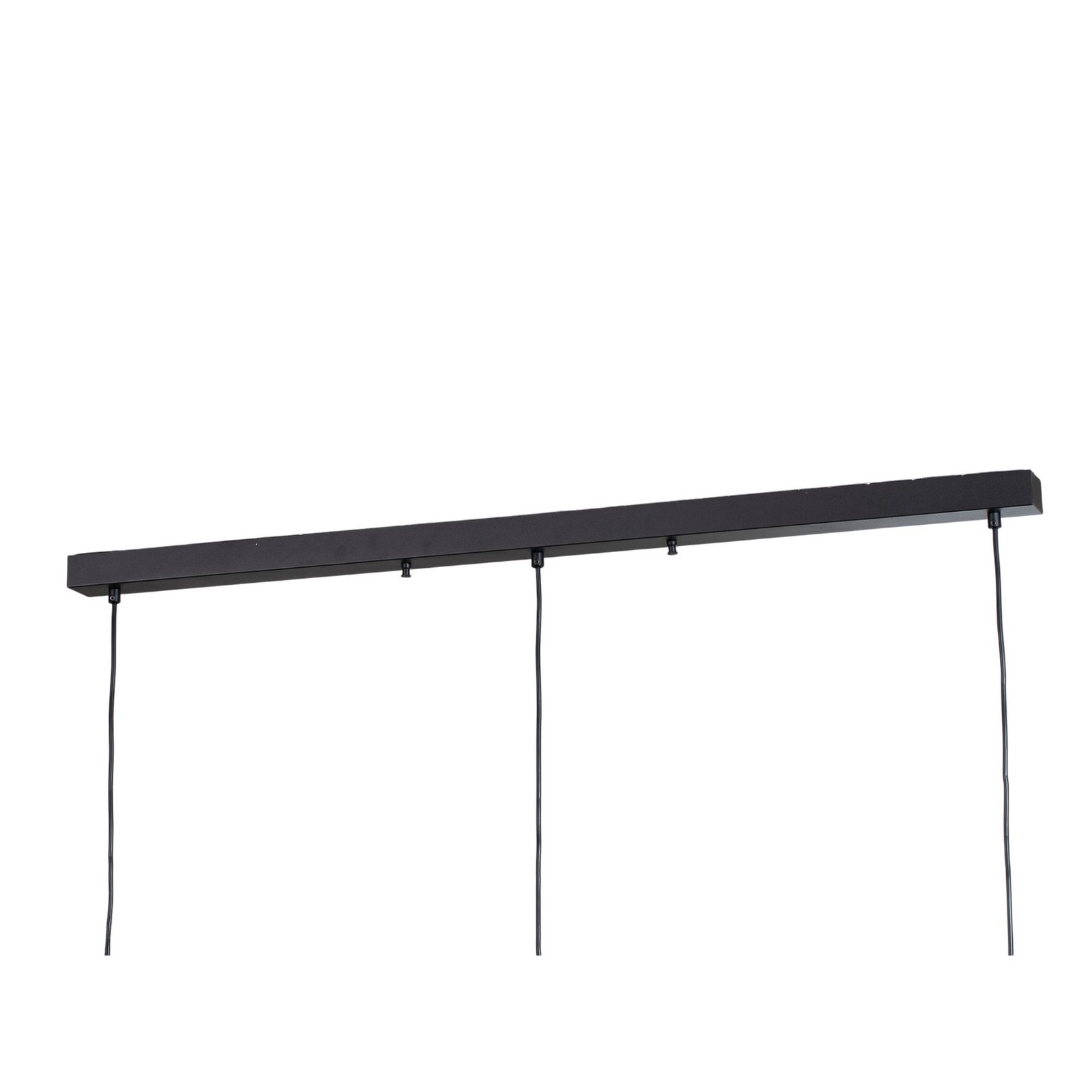 Hængelampe Berceste, sort, 3 lyskilder, længde 140 cm