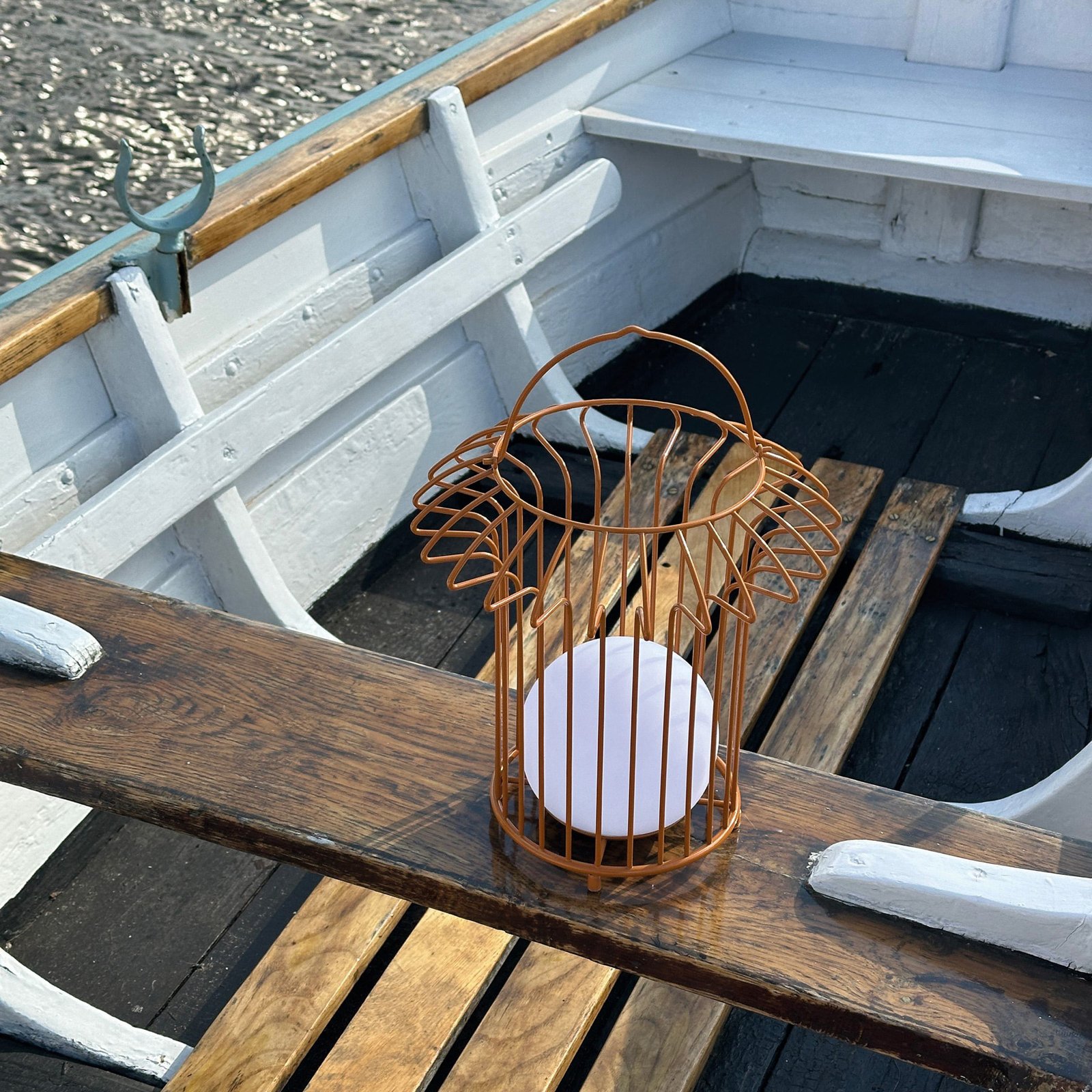Basket Outdoor Lantern Terracotta - DybergLarsen