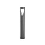 Teo LED path light, 80 cm high, black, metal, IP65