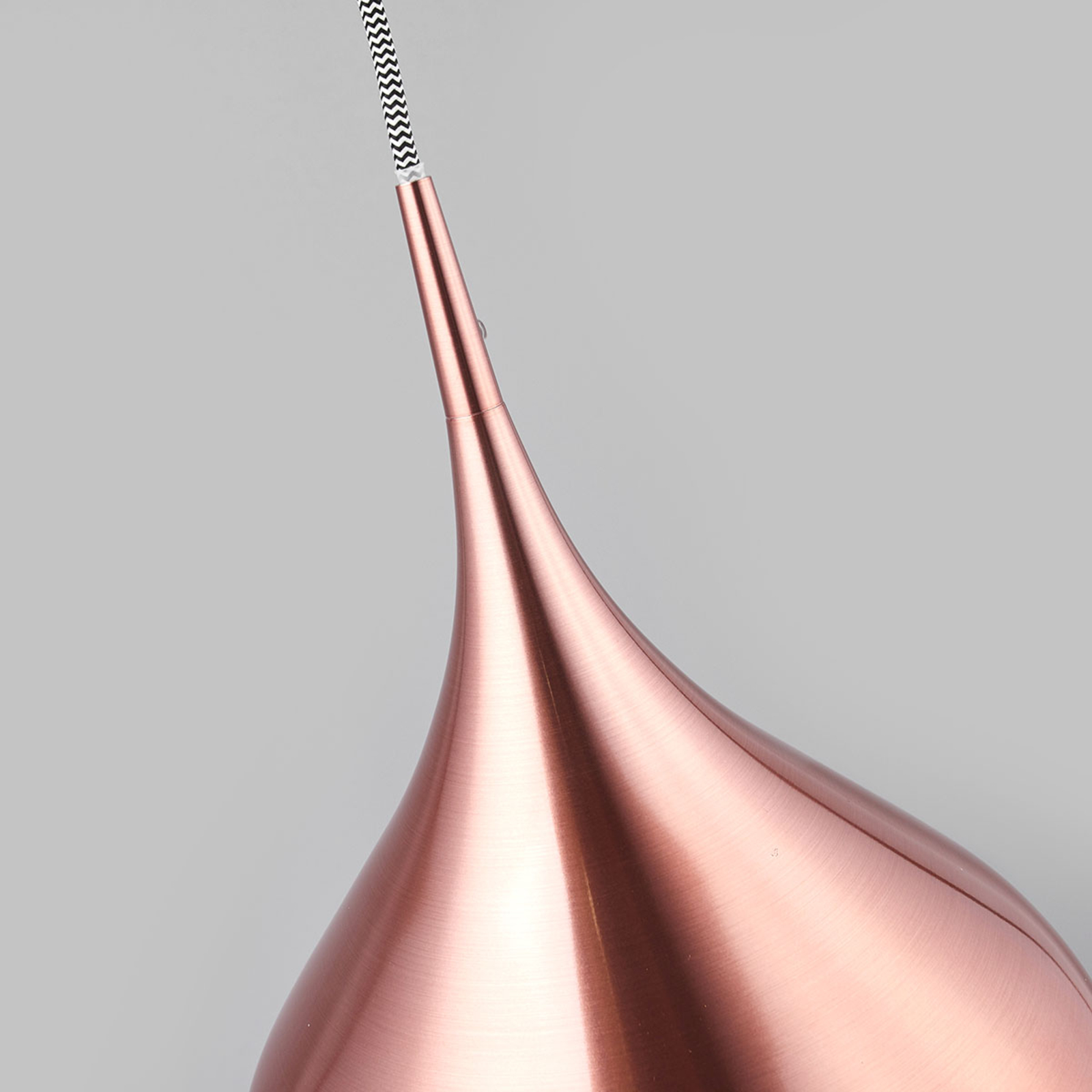 Vibrējošs piekaramais gaismeklis, Ø 26 cm, metāliski rozā krāsā