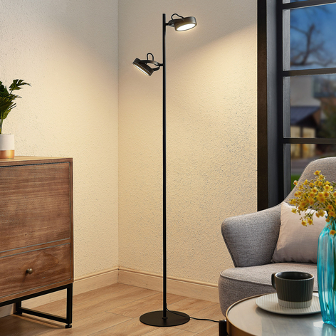 Lindby Omila LED-Stehleuchte, zweiflammig