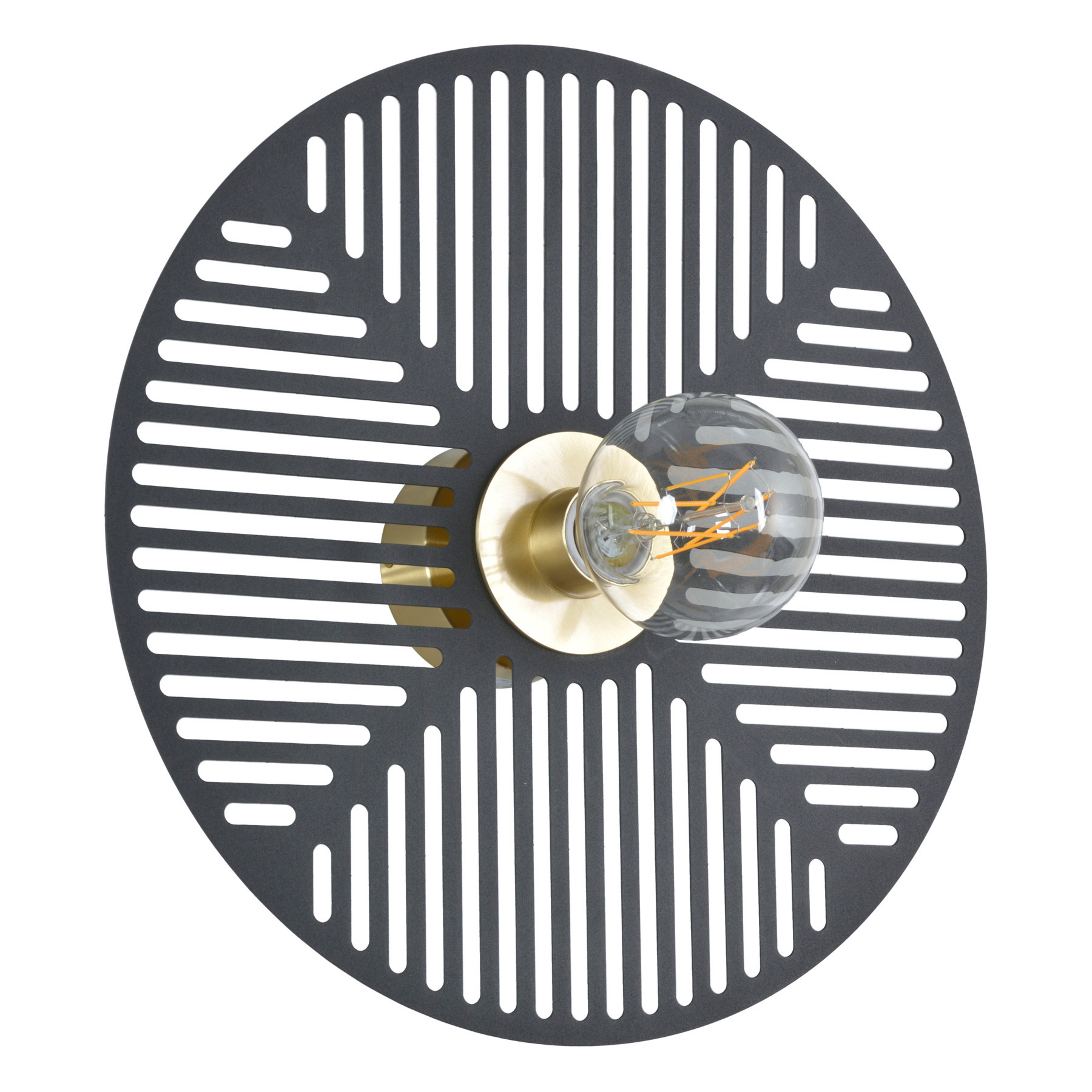 Waterlelie wandlamp zwart - MARKET SET