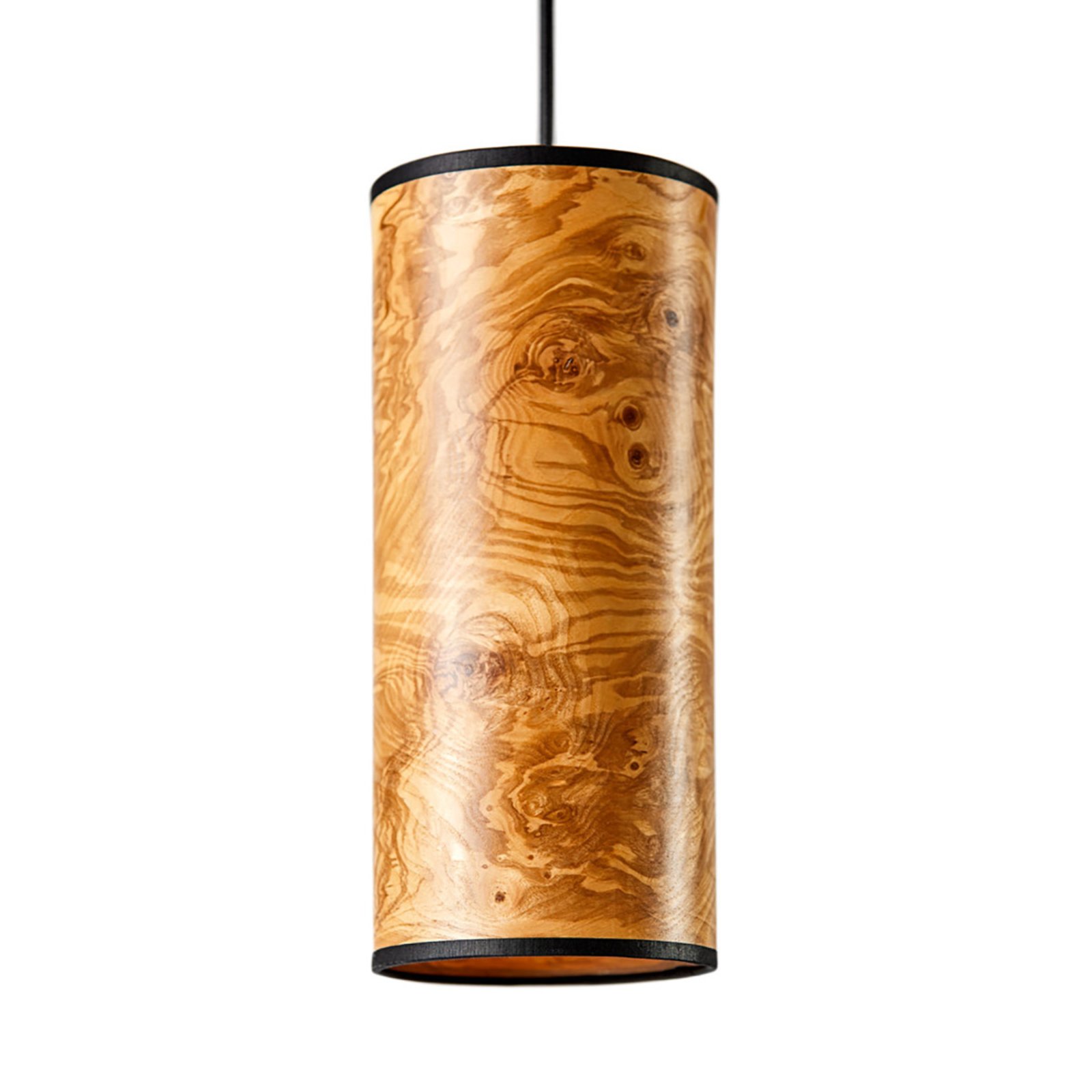 LeuchtNatur Nux pendant light made of veneer wood