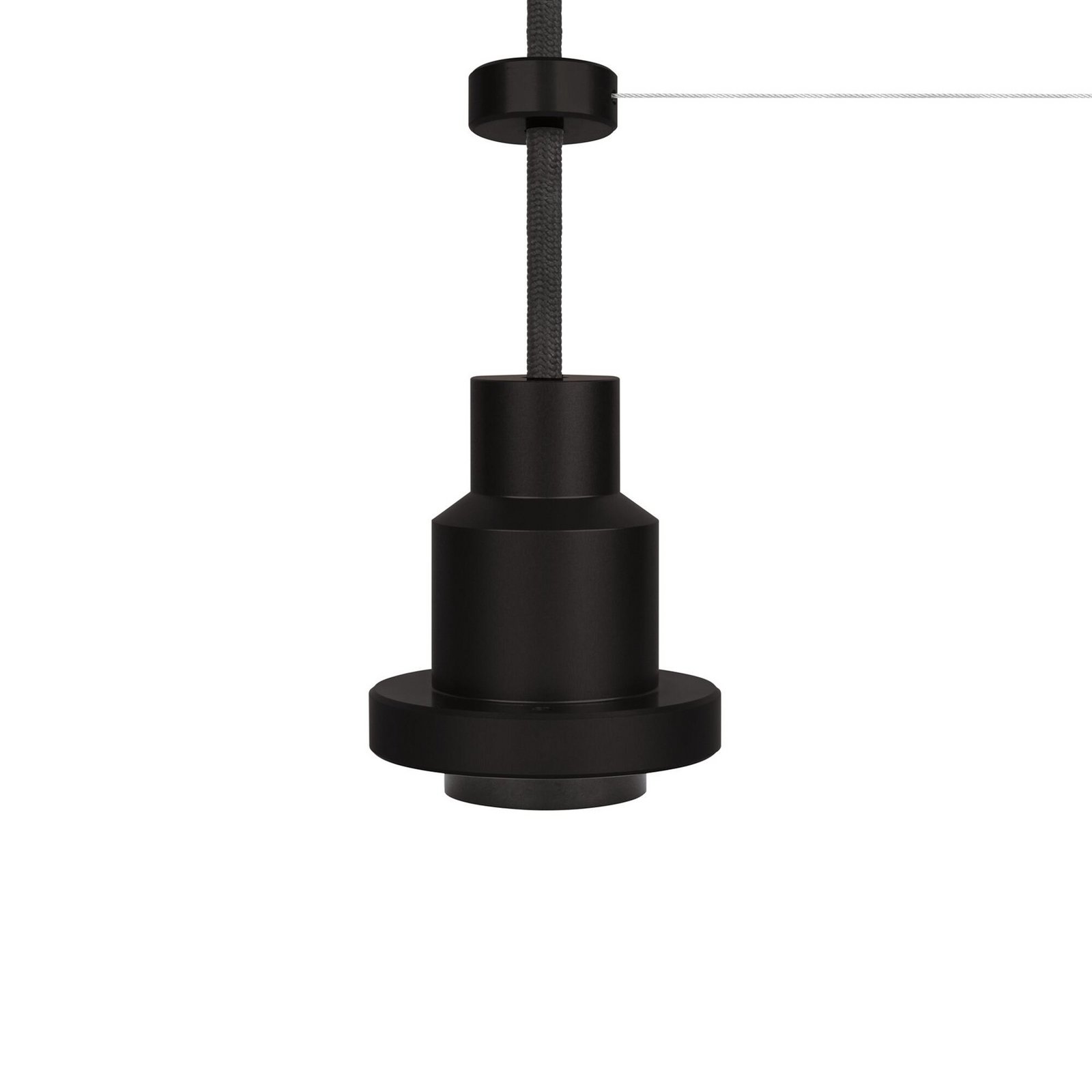 OSRAM Hängeleuchte VINTAGE 1906, schwarz, Metall, Ø 6,8 cm