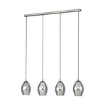 Závěsné světlo Estanys, černá, 4ramenná dlouhá - EGLO Stars of Light