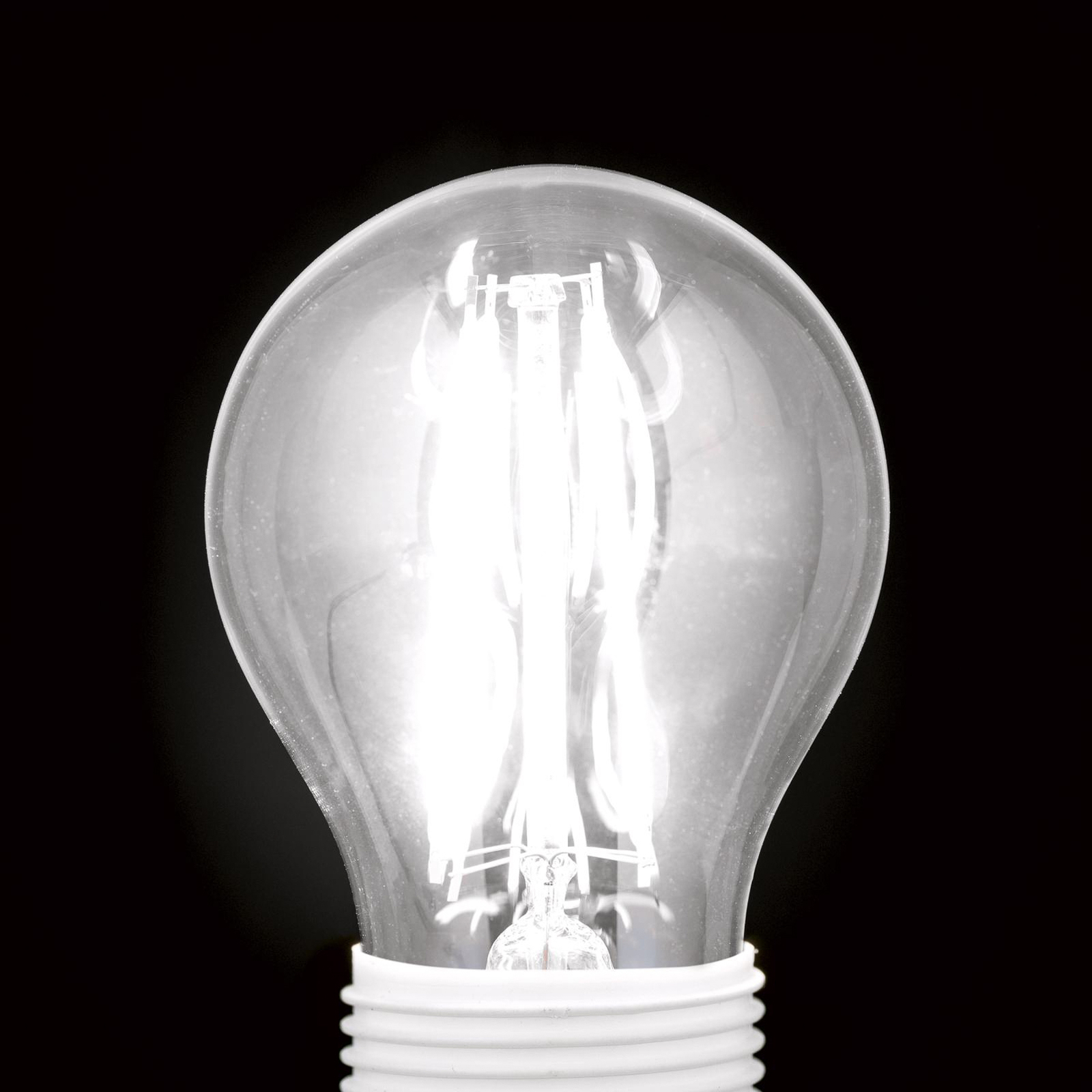 LED bulb Filament E14 G45 clear 6W 827 720lm dimmable