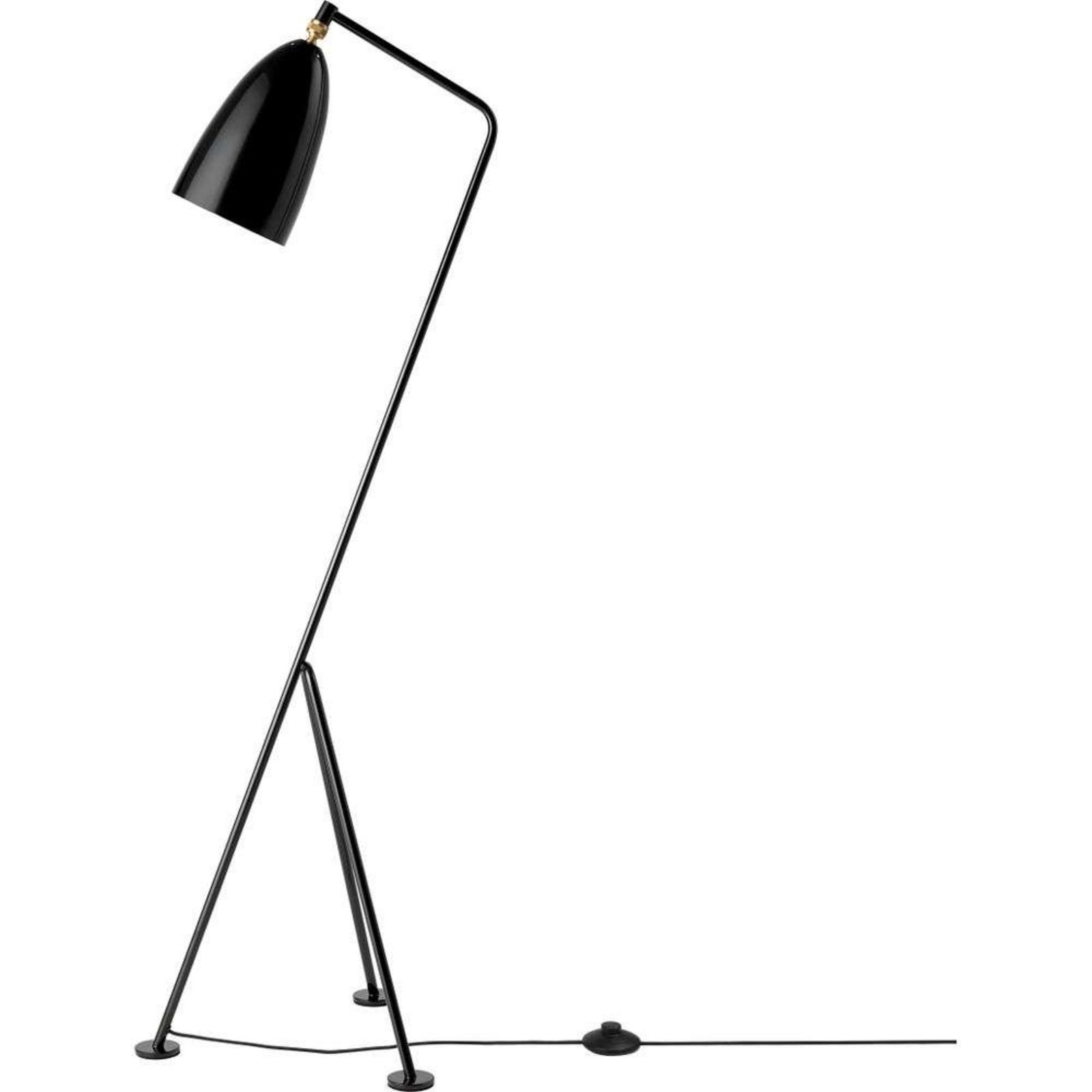 Gräshoppa Lampadar Glossy Black - GUBI