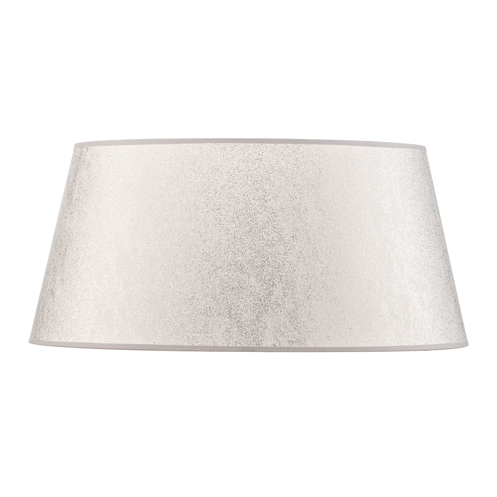 Lampeskærm Keglehøjde 25,5 cm, sølvmetalliseret