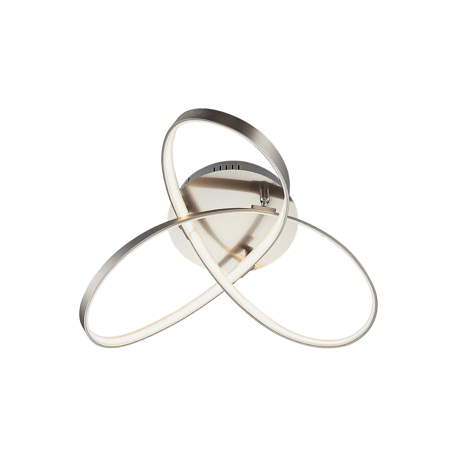Saliha Lámpara de Techo Nickel/White - Lindby