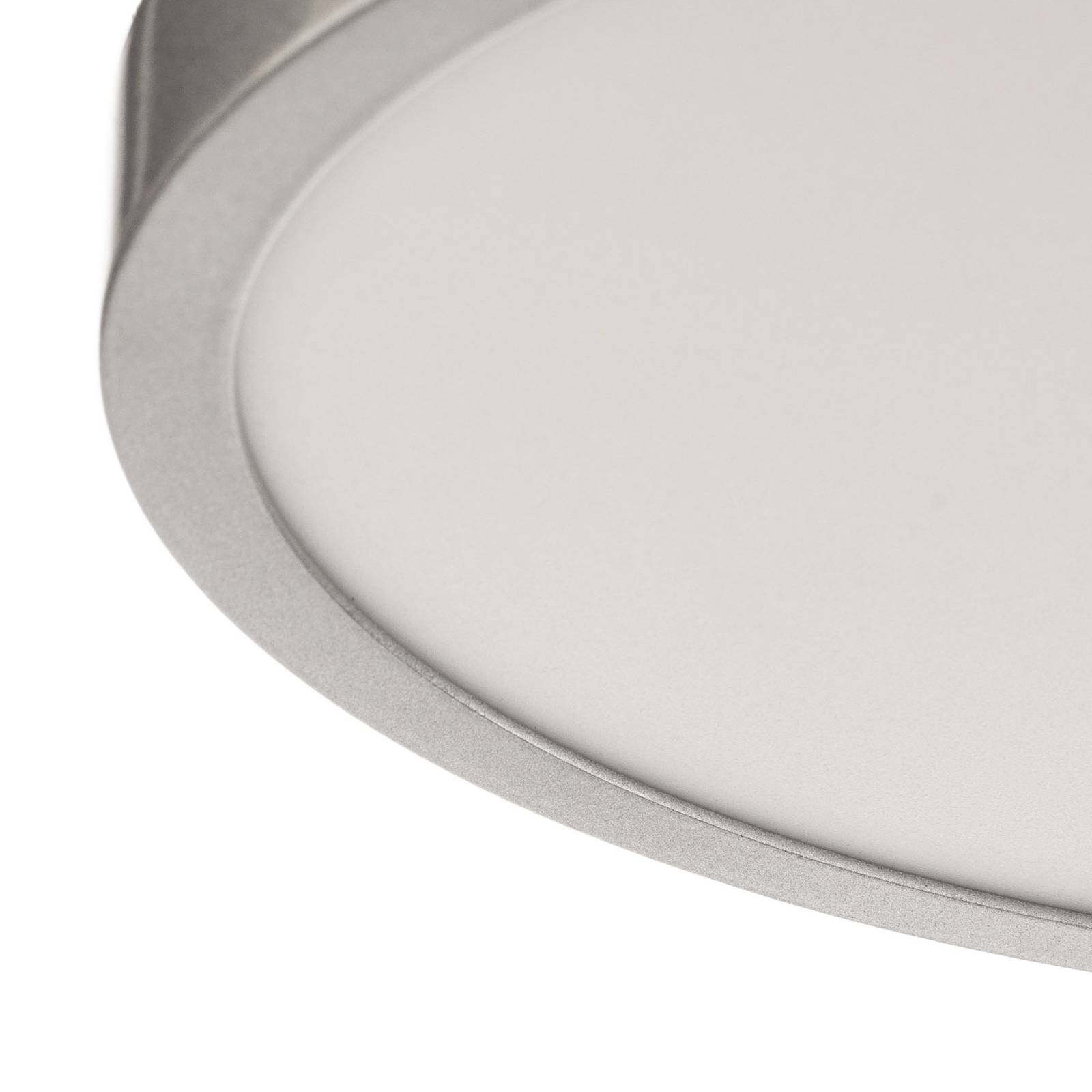 Lampa sufitowa LED Vika, okrągła, tytan, Ø 30cm