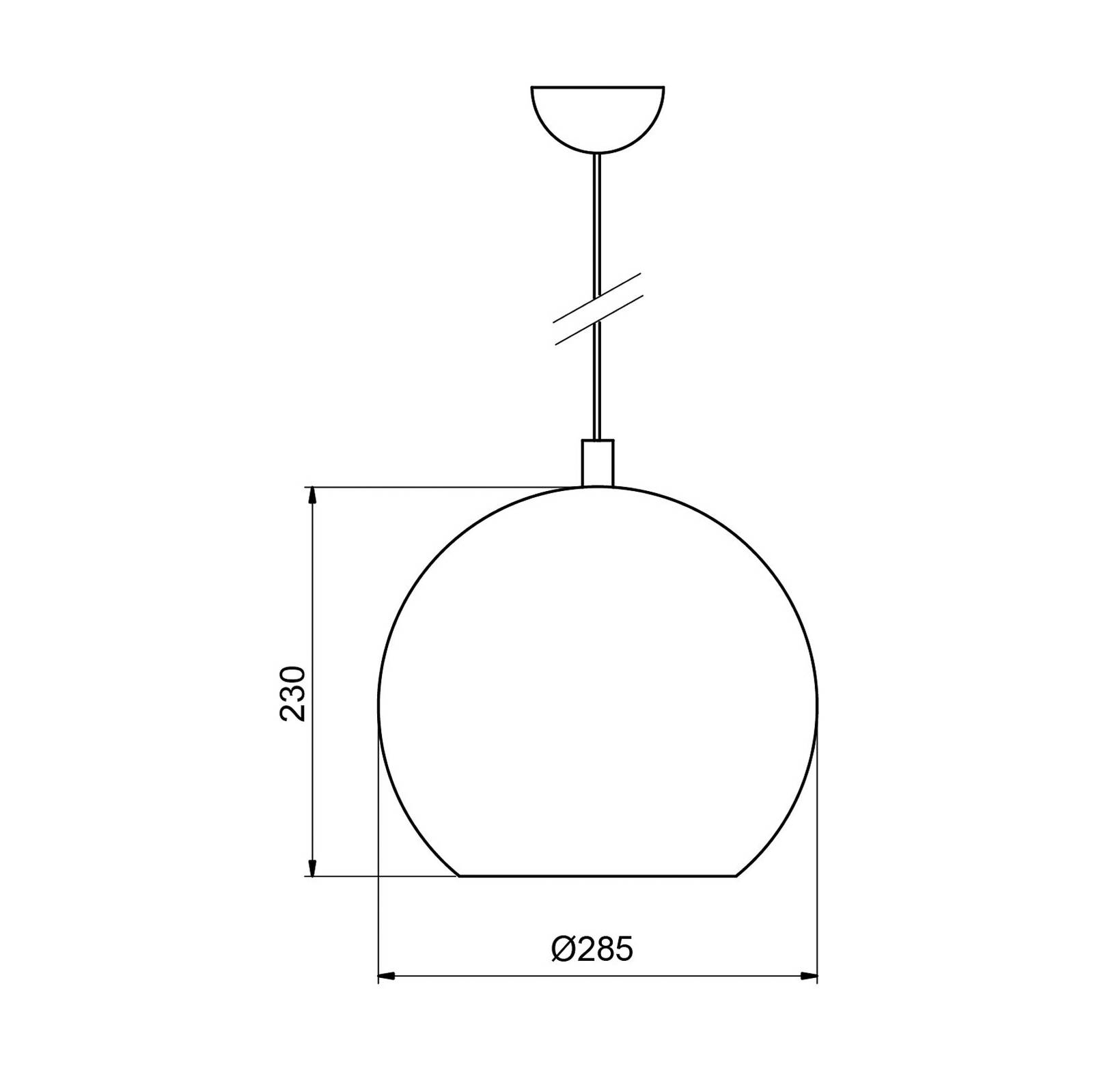 Lampa wisząca BULLE, chrom