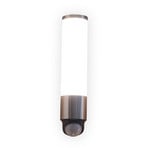 LEDA LED-utomhusvägglampa för utomhusbruk, stål, höjd 35 cm, IP44