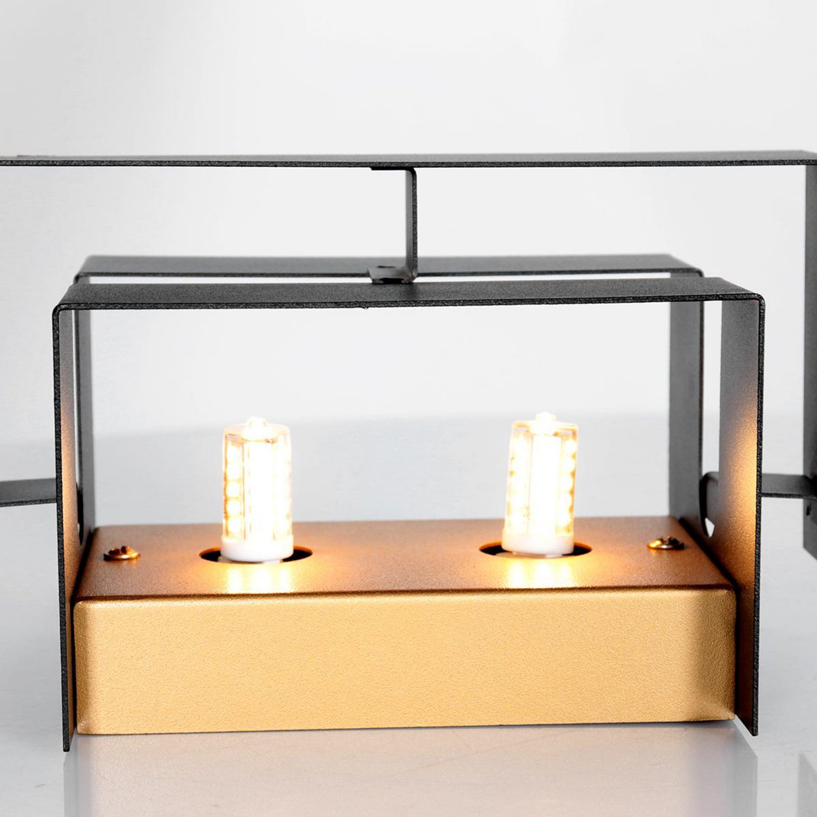 LED-Wandleuchte Muro 3368, schwarz, up/down, G9, 2.700 K