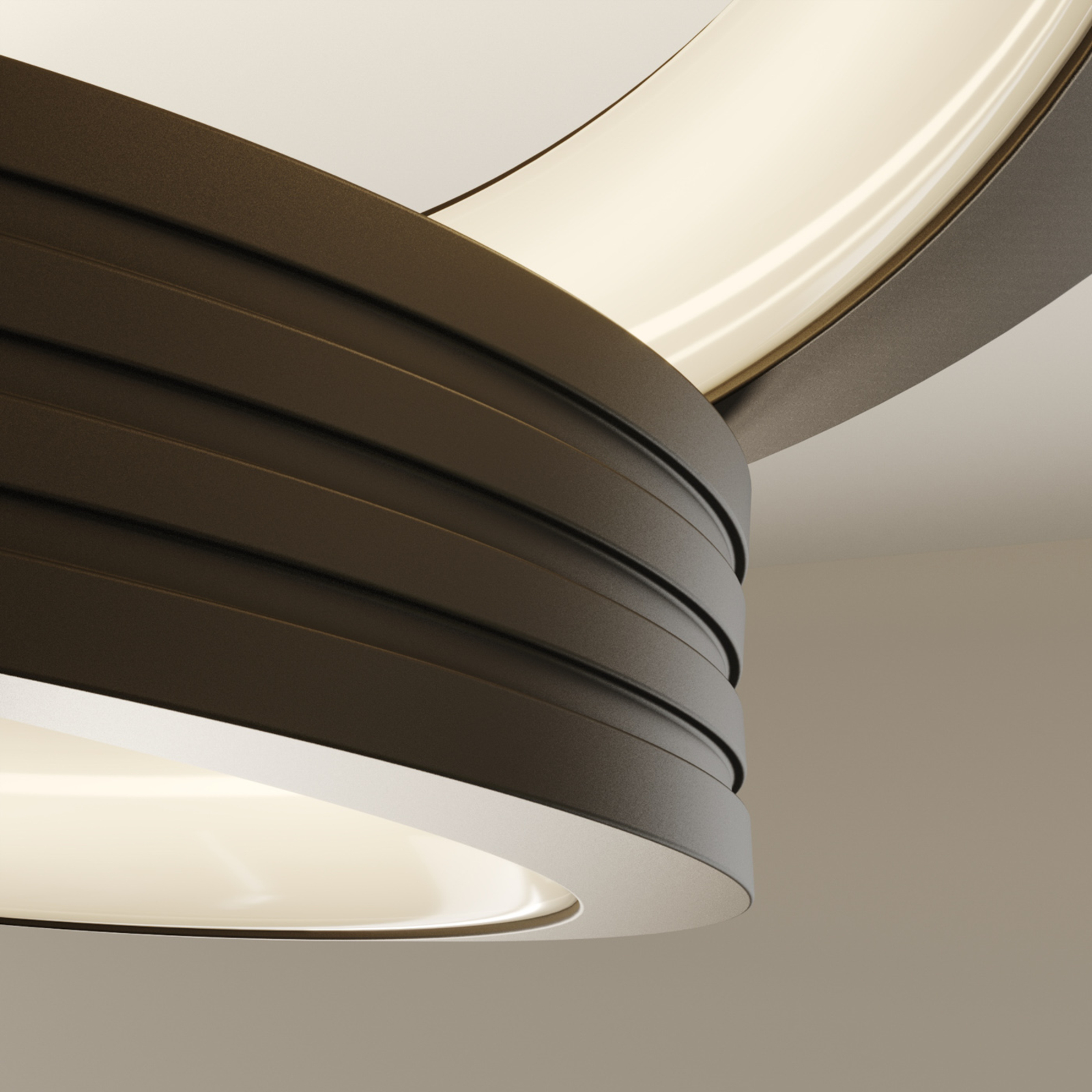 Lucande Bronwyn LED plafondlamp, 72,5 cm