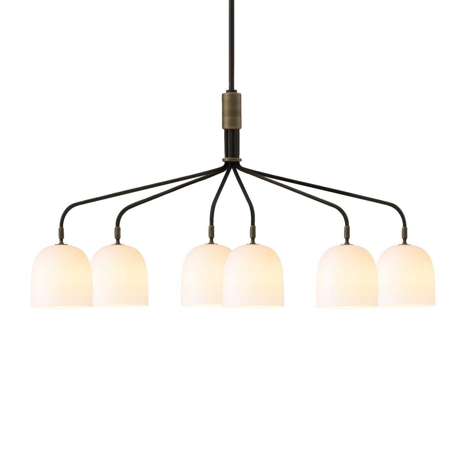 Howard 6 Chandelier Bone China - GUBI