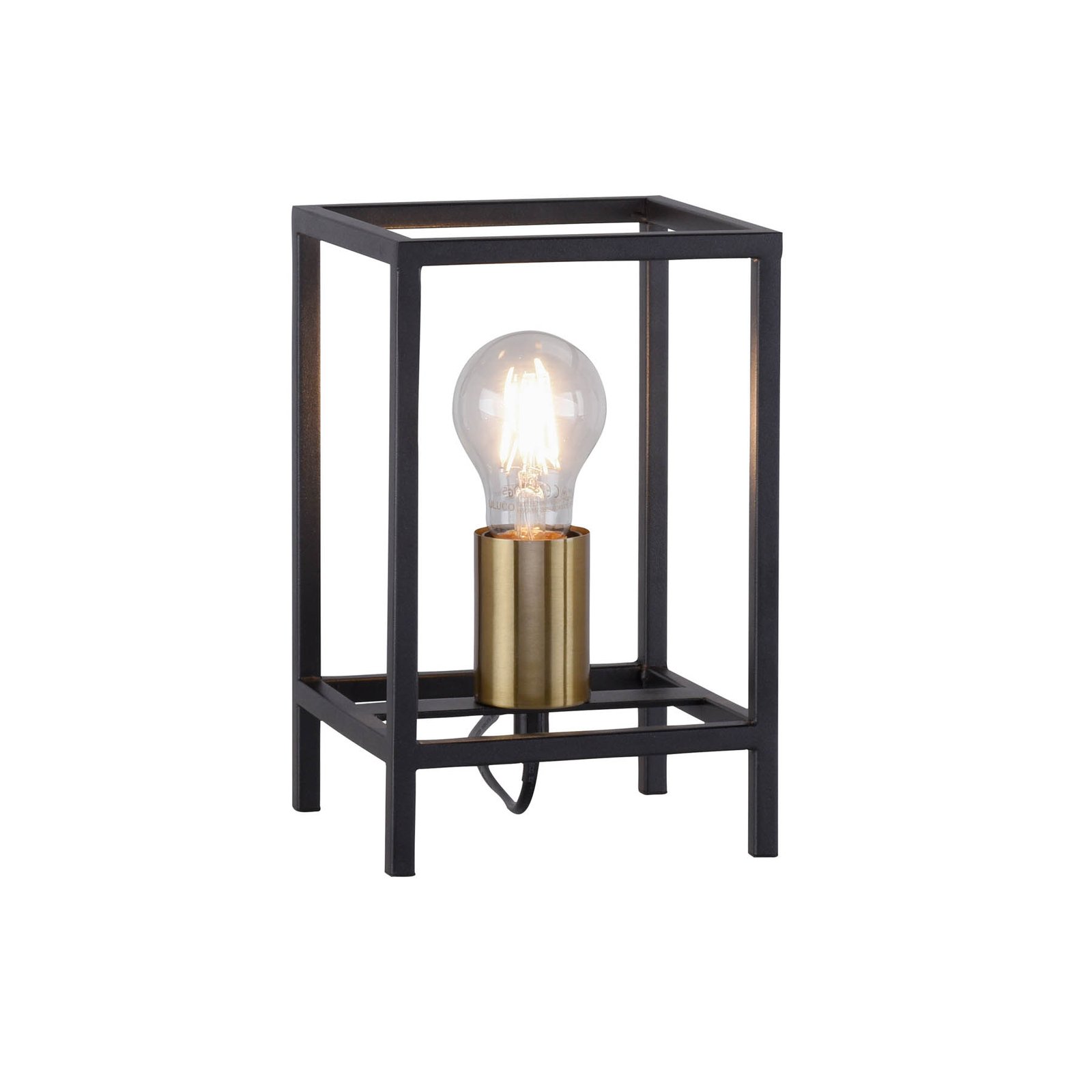 Fabio table lamp, rectangular
