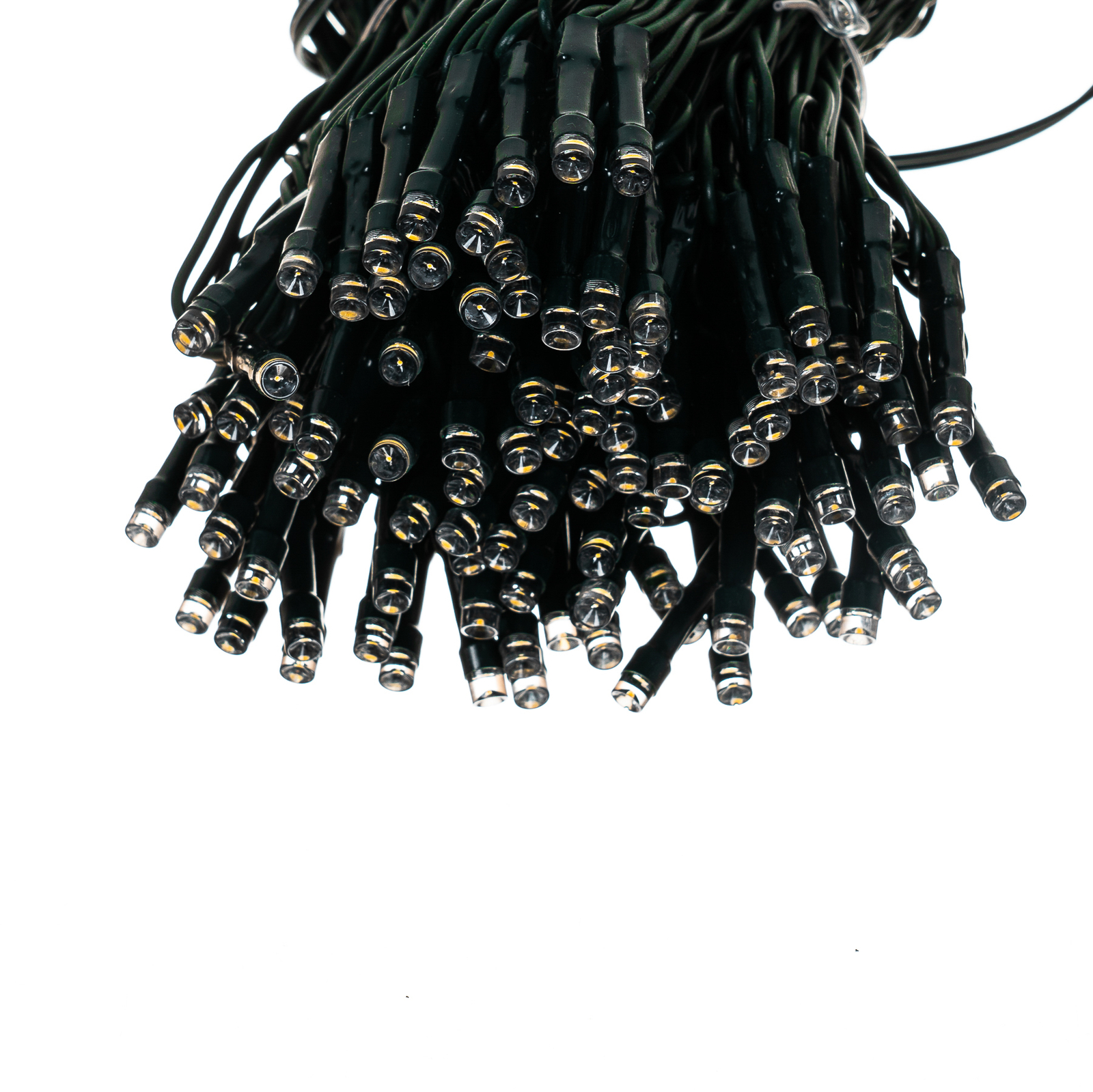 Lindby LED-ljuskedja Kaloyan, 200 lampor, stickpropp, 2,3 m