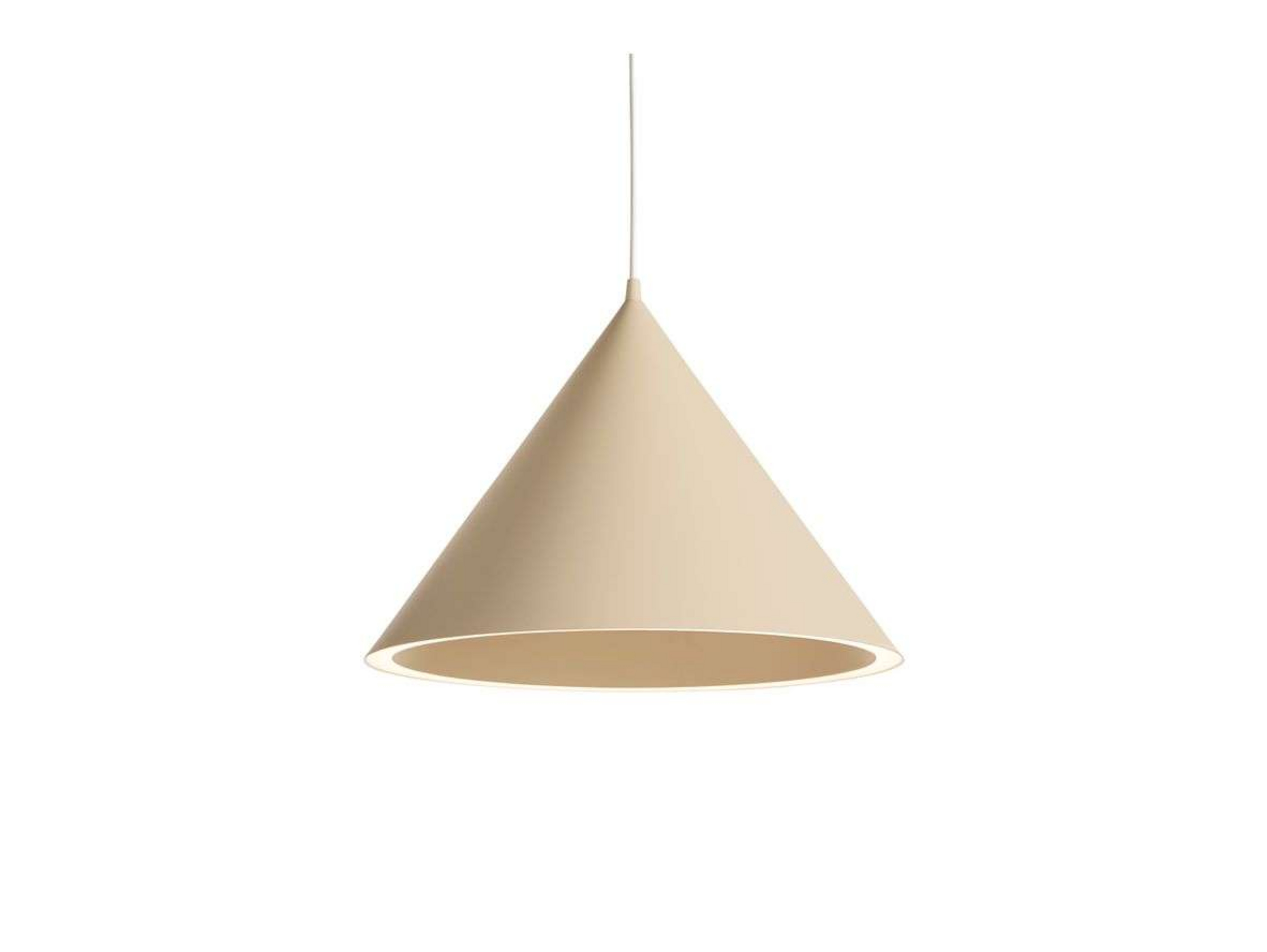 Annular Pendelleuchte Large Beige - Woud