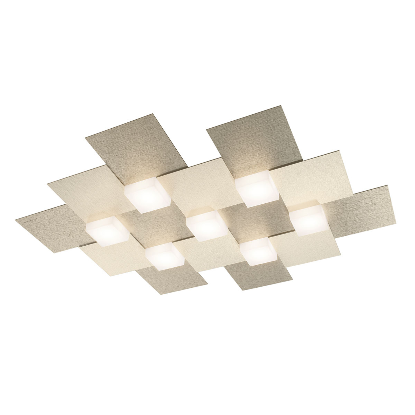 GROSSMANN Creo LED ceiling light, 7-bulb.