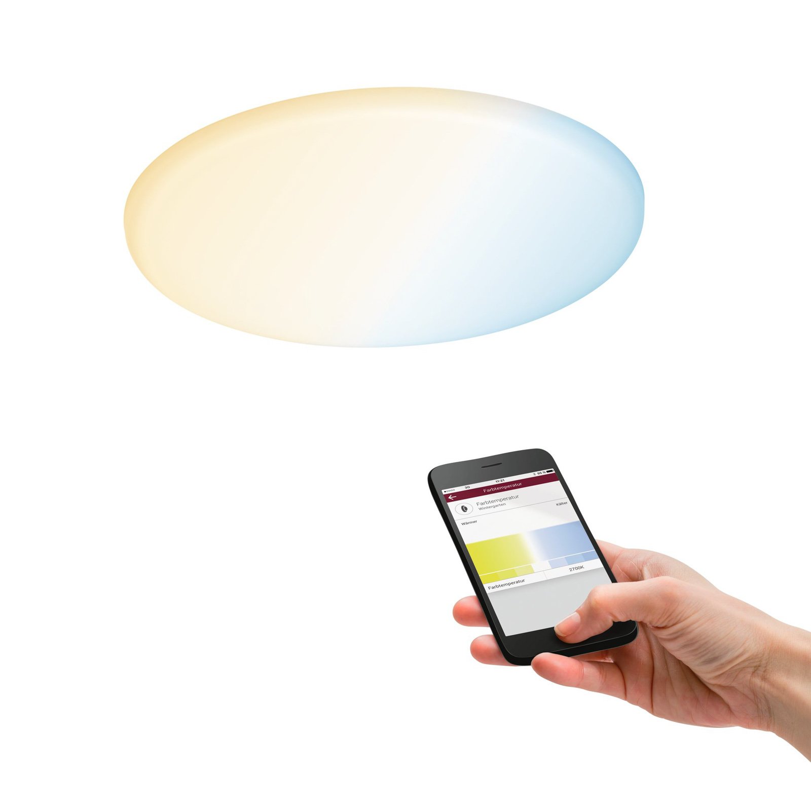 Paulmann LED paneel Veluna rond CCT ZigBee