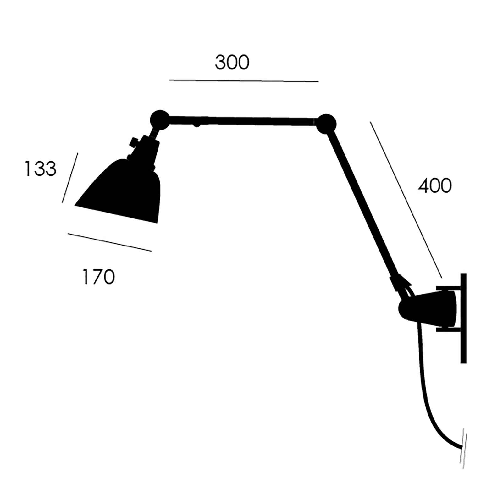 midgard модулна стенна лампа TYP 505 85cm бяла