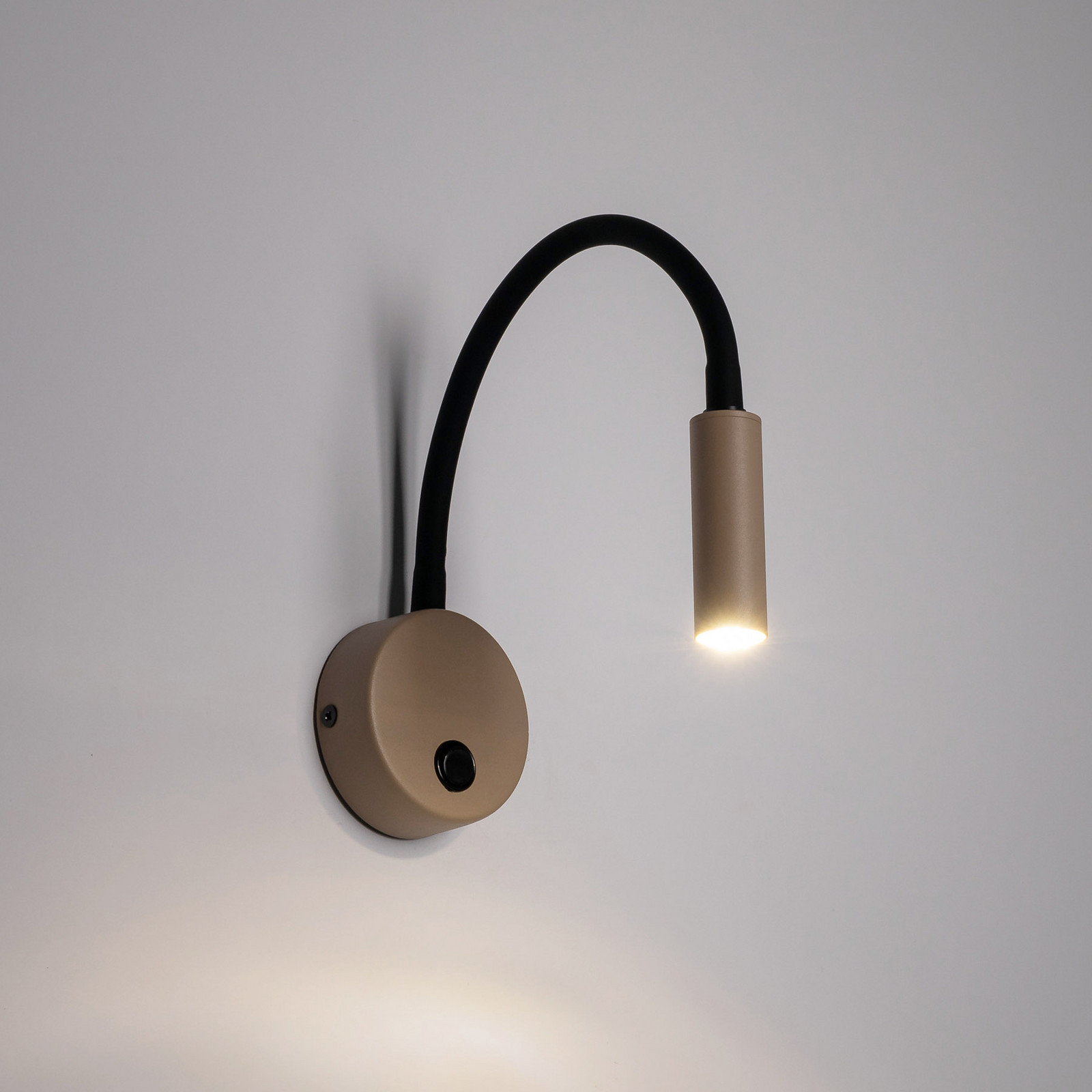 Tk Lighting Areia, Preto Candeeiro De Parede Lagos, Areia/Preto, G9, Altura 45 Cm, Metal